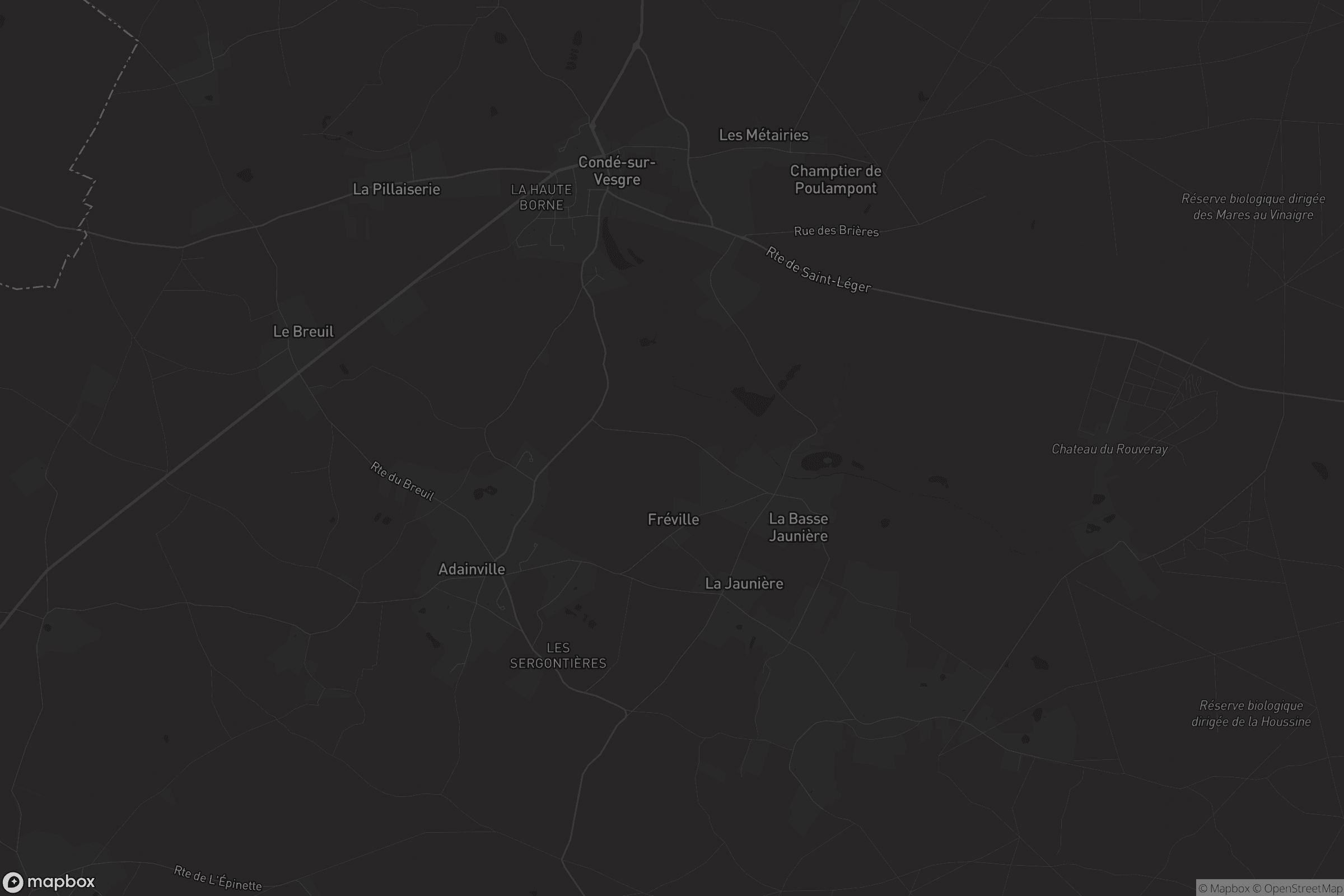 Carte de Condé-sur-Vesgre