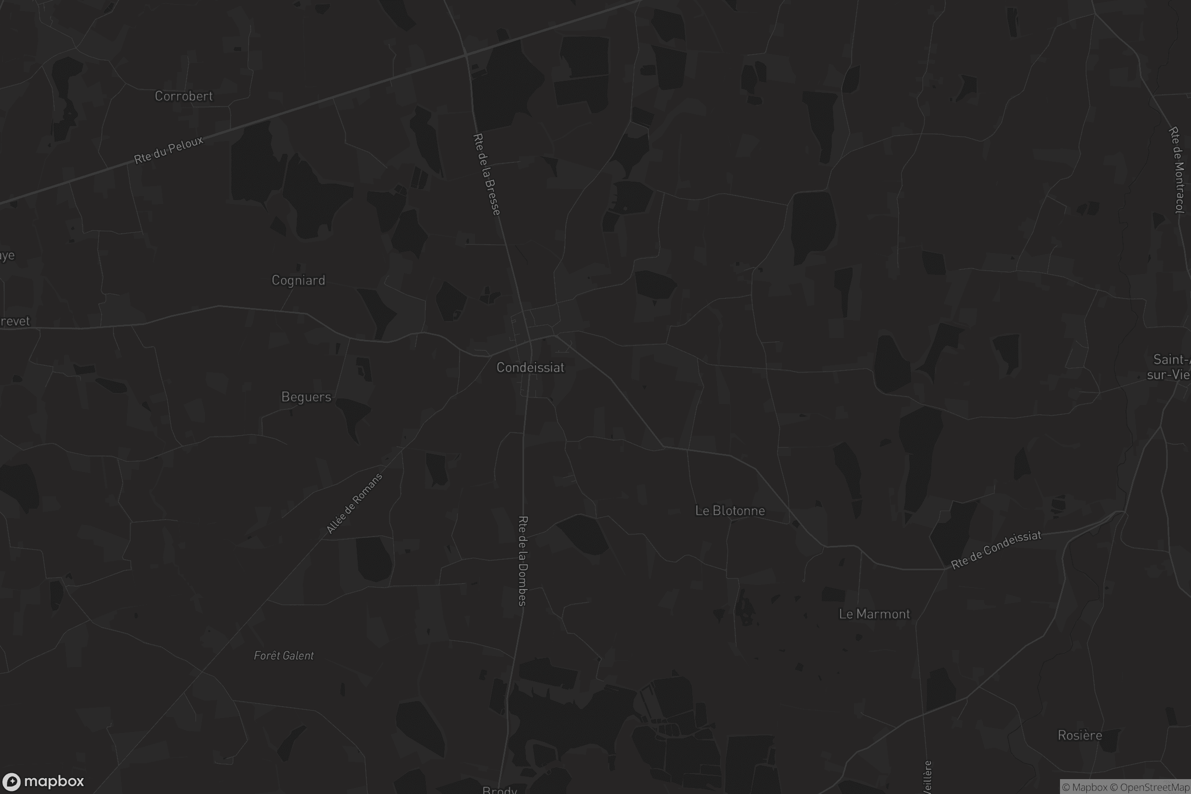 Carte de Condeissiat