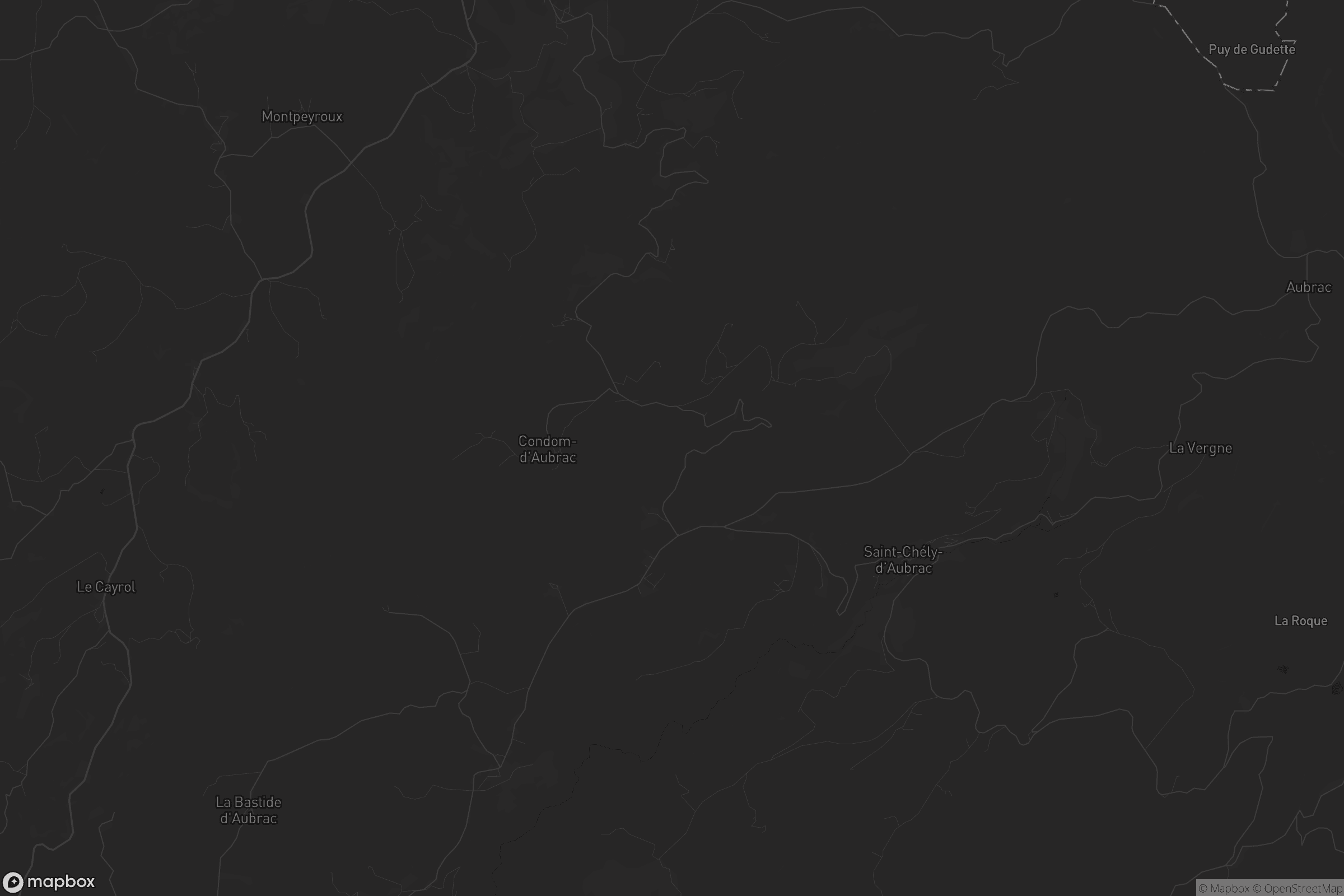 Carte de Condom-d'Aubrac
