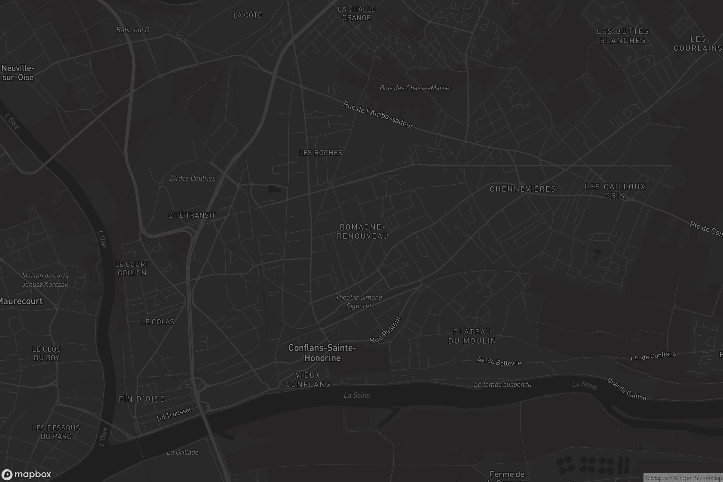 Carte de Conflans-Sainte-Honorine