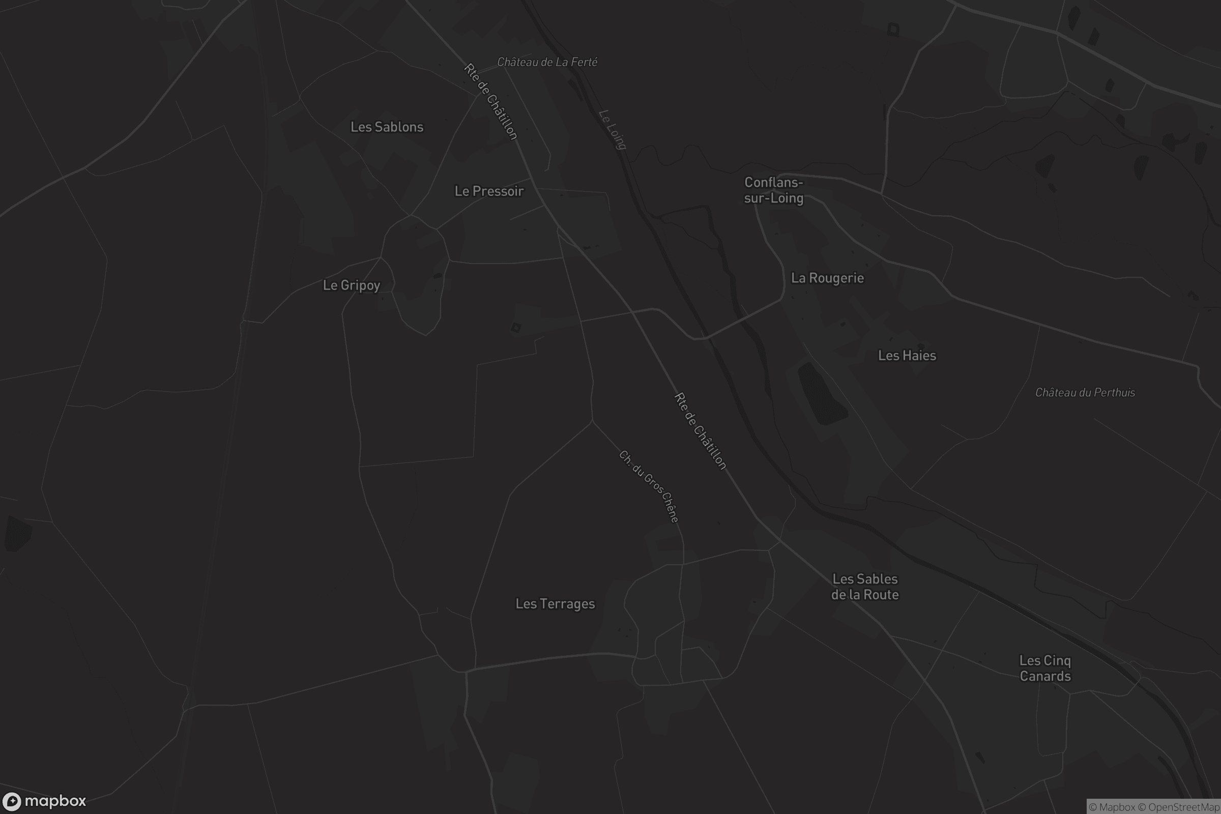 Carte de Conflans-sur-Loing