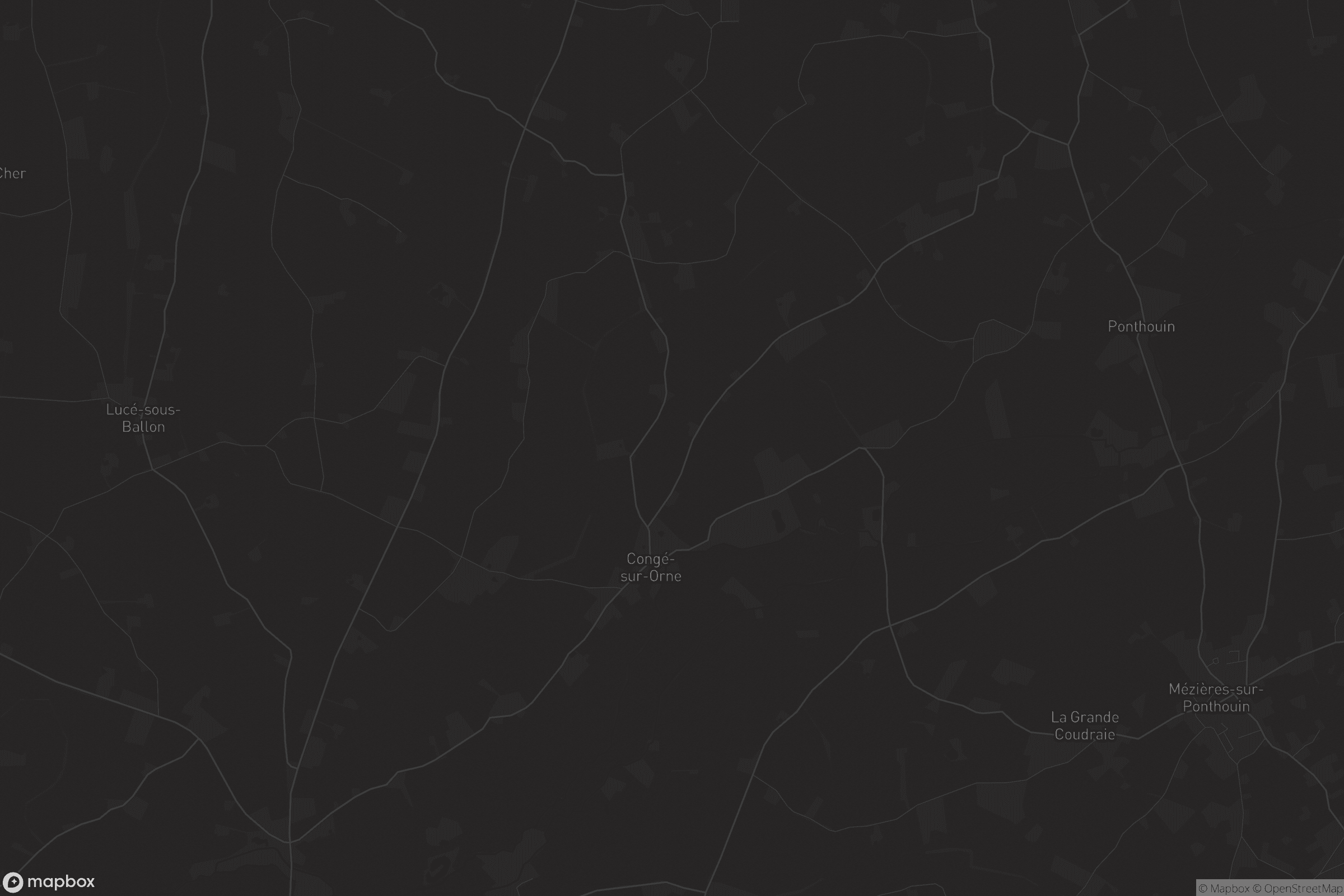 Carte de Congé-sur-Orne