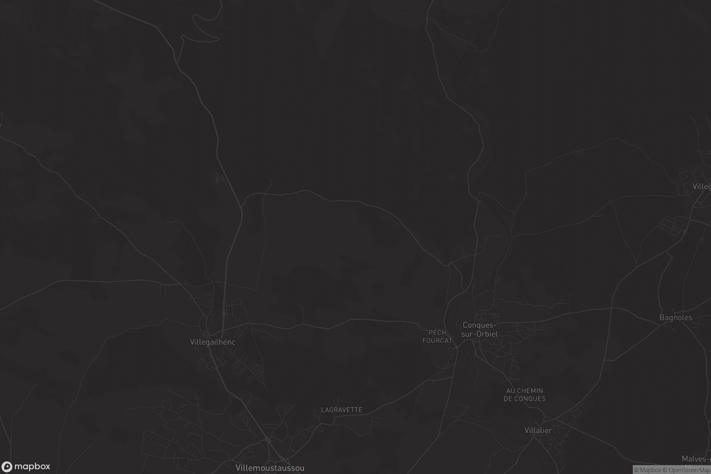 Carte de Conques-sur-Orbiel