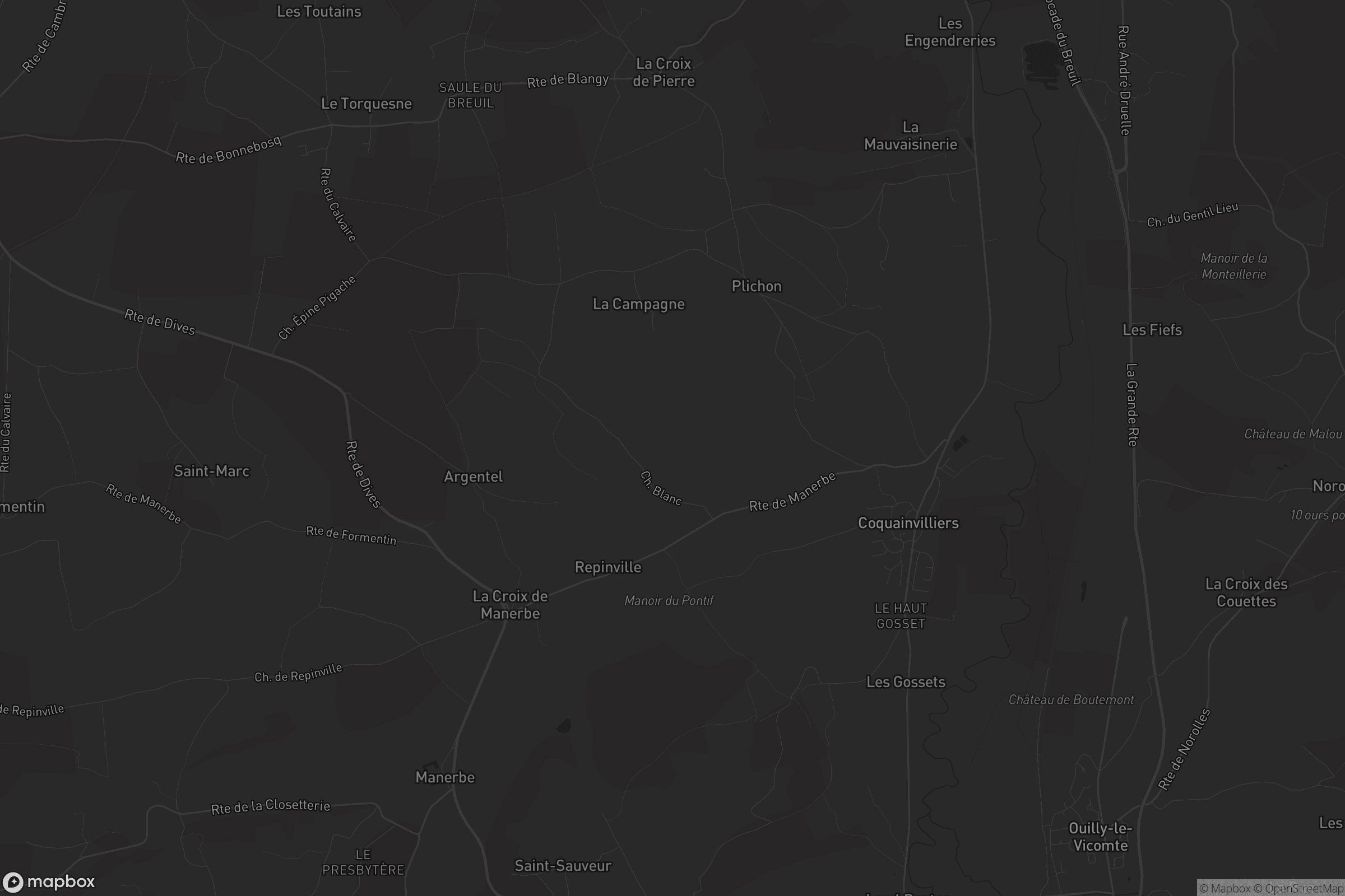 Carte de Coquainvilliers