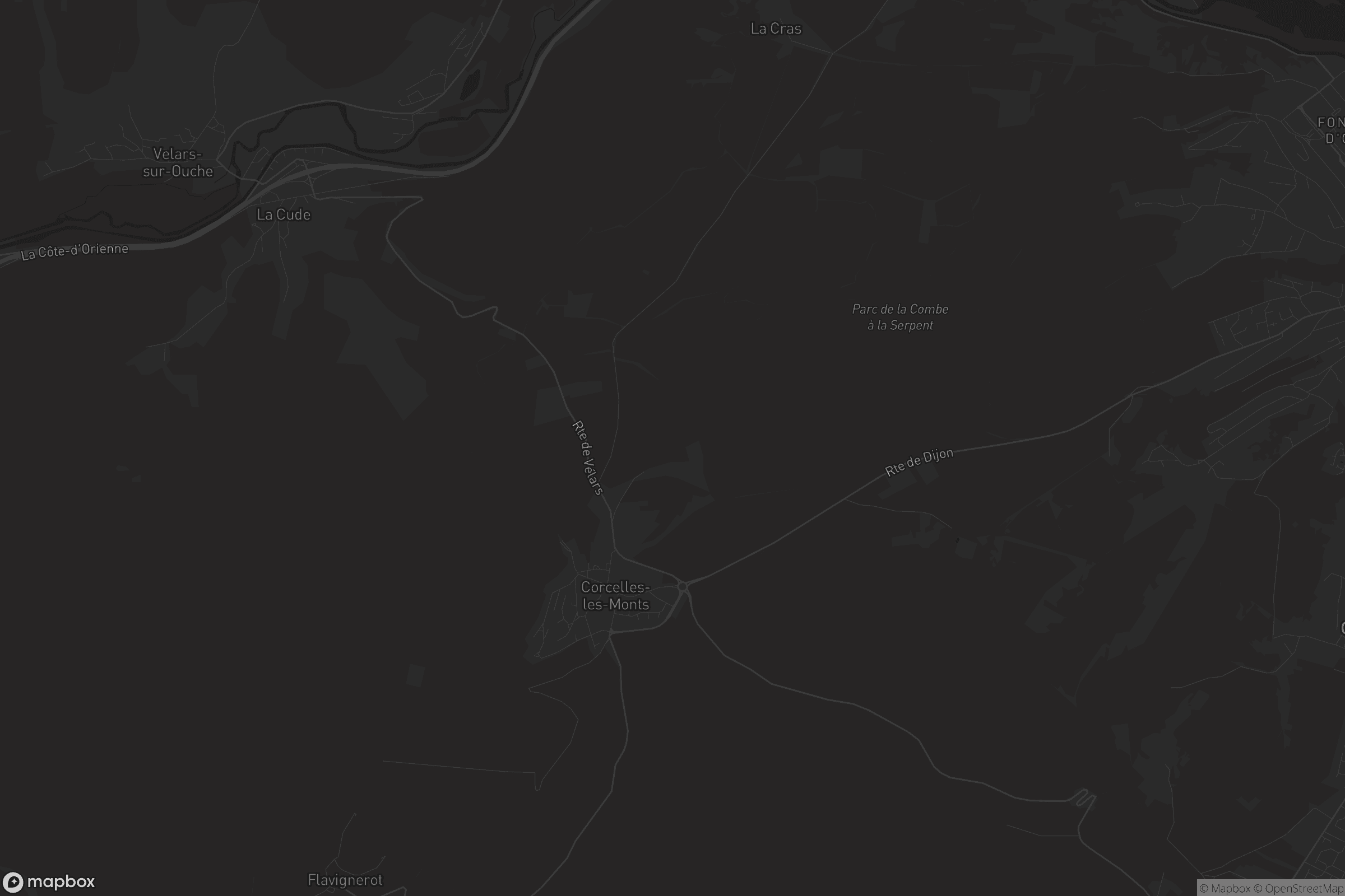 Carte de Corcelles-les-Monts