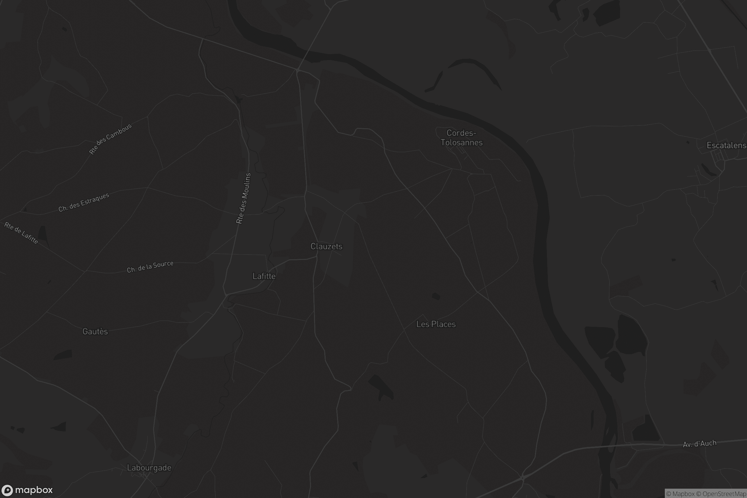 Carte de Cordes-Tolosannes