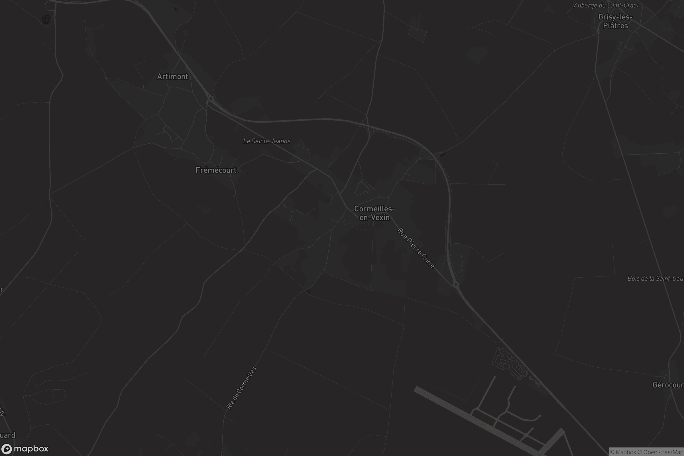 Carte de Cormeilles-en-Vexin