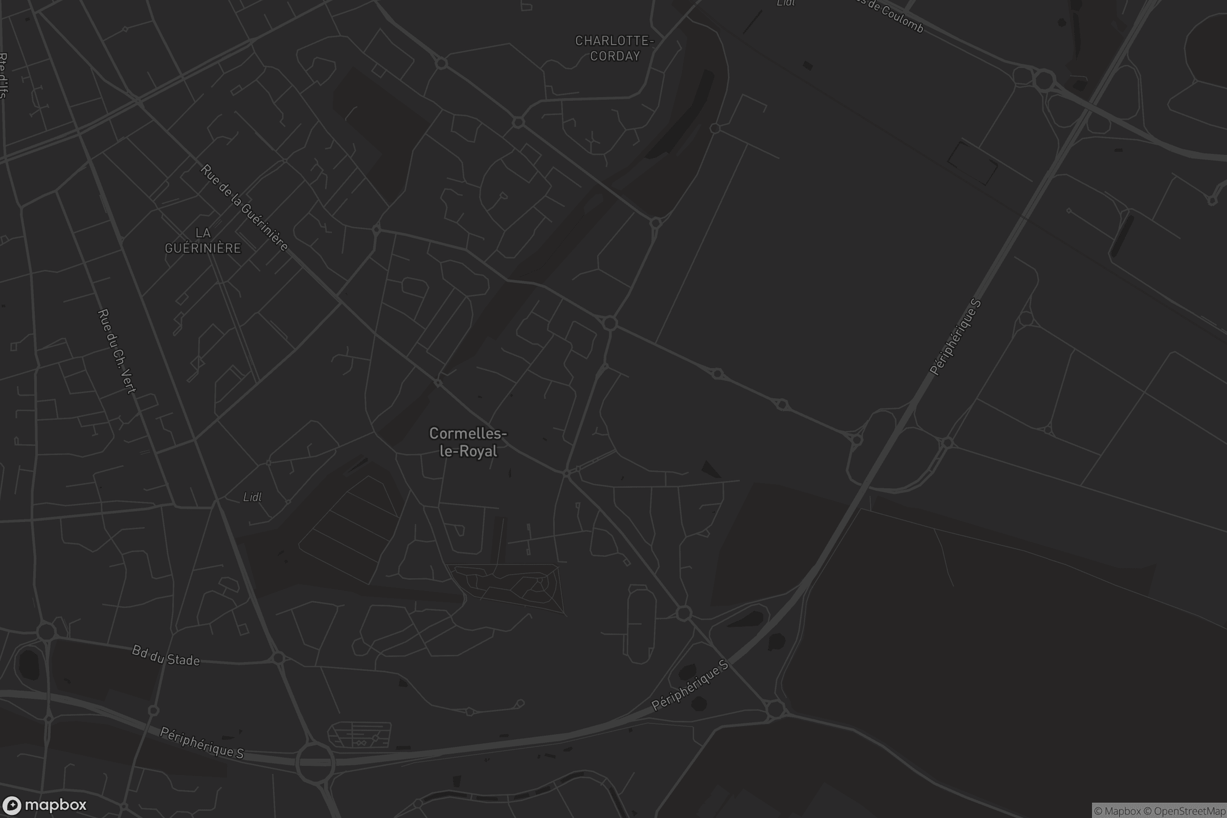 Carte de Cormelles-le-Royal