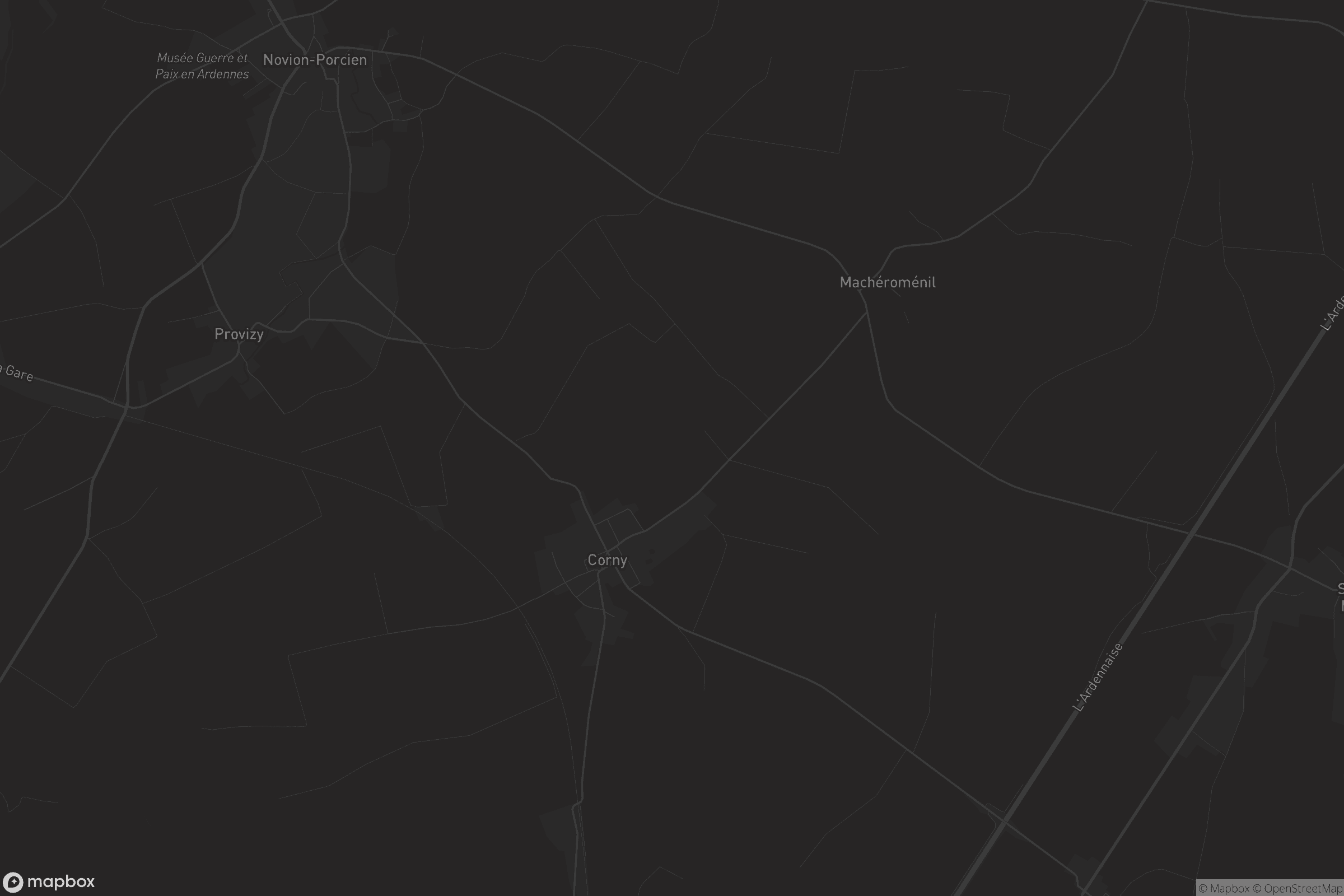 Carte de Corny-Machéroménil