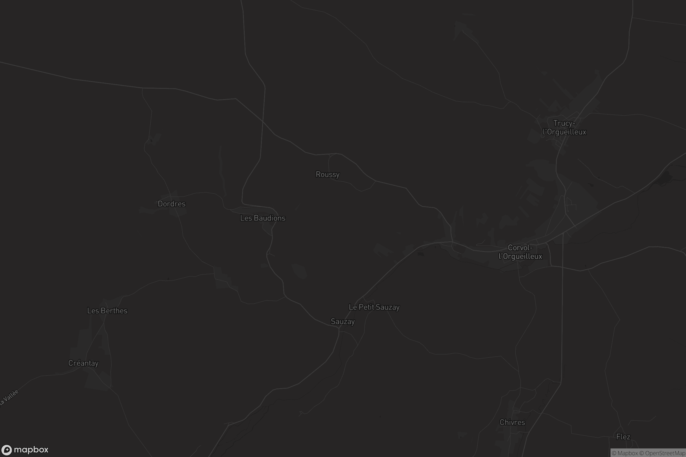 Carte de Corvol-l'Orgueilleux