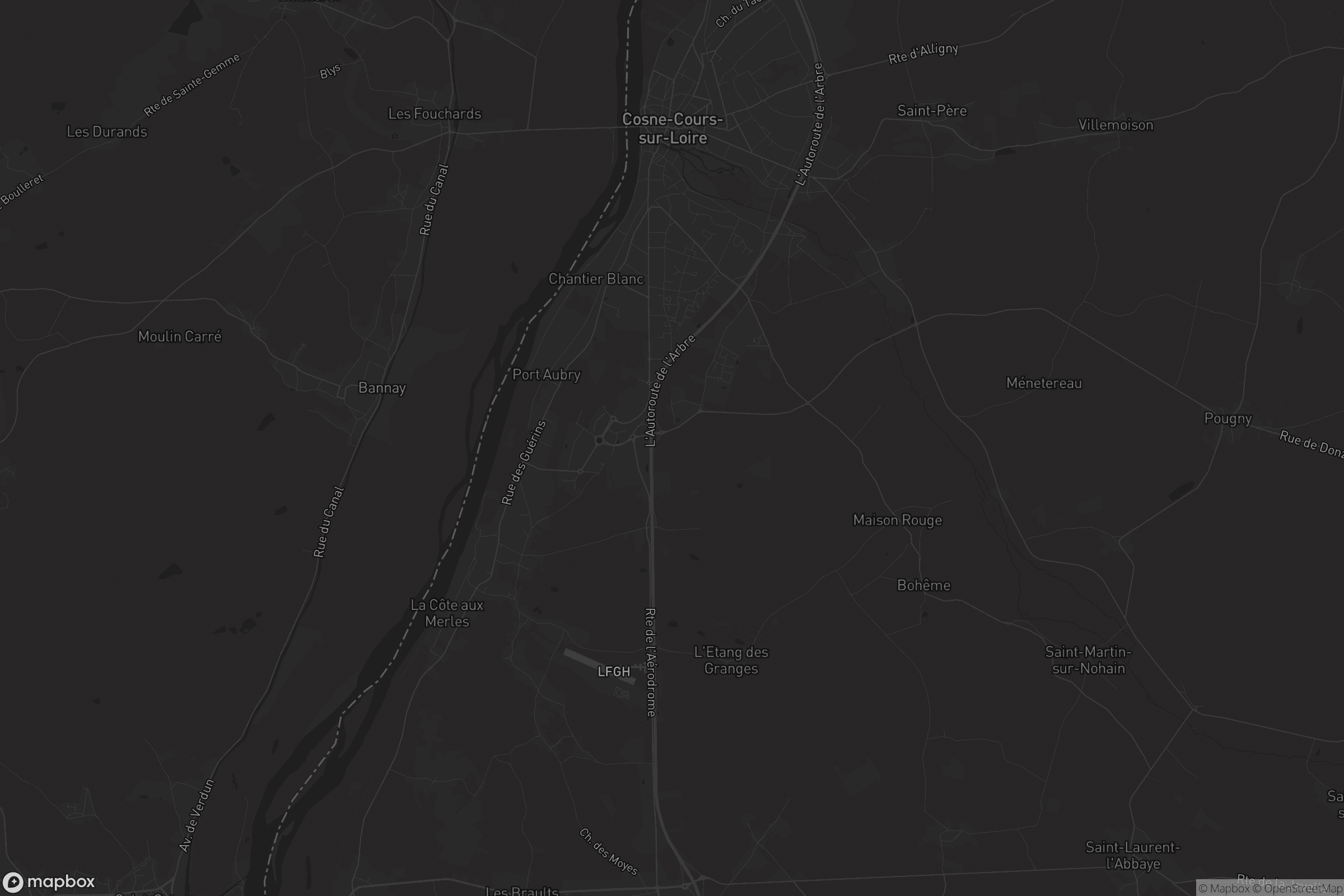 Carte de Cosne-sur-Loire