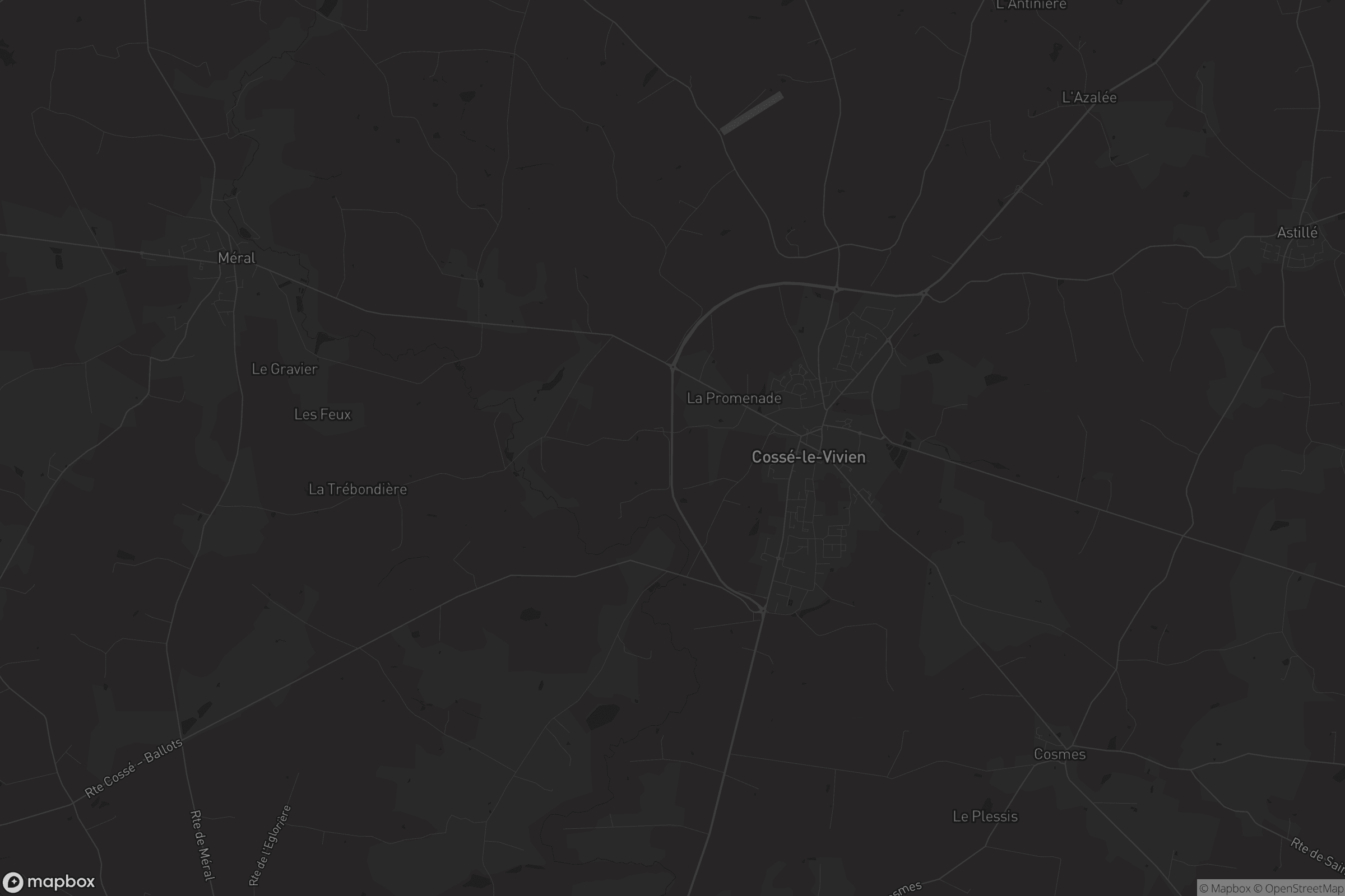 Carte de Cossé-le-Vivien