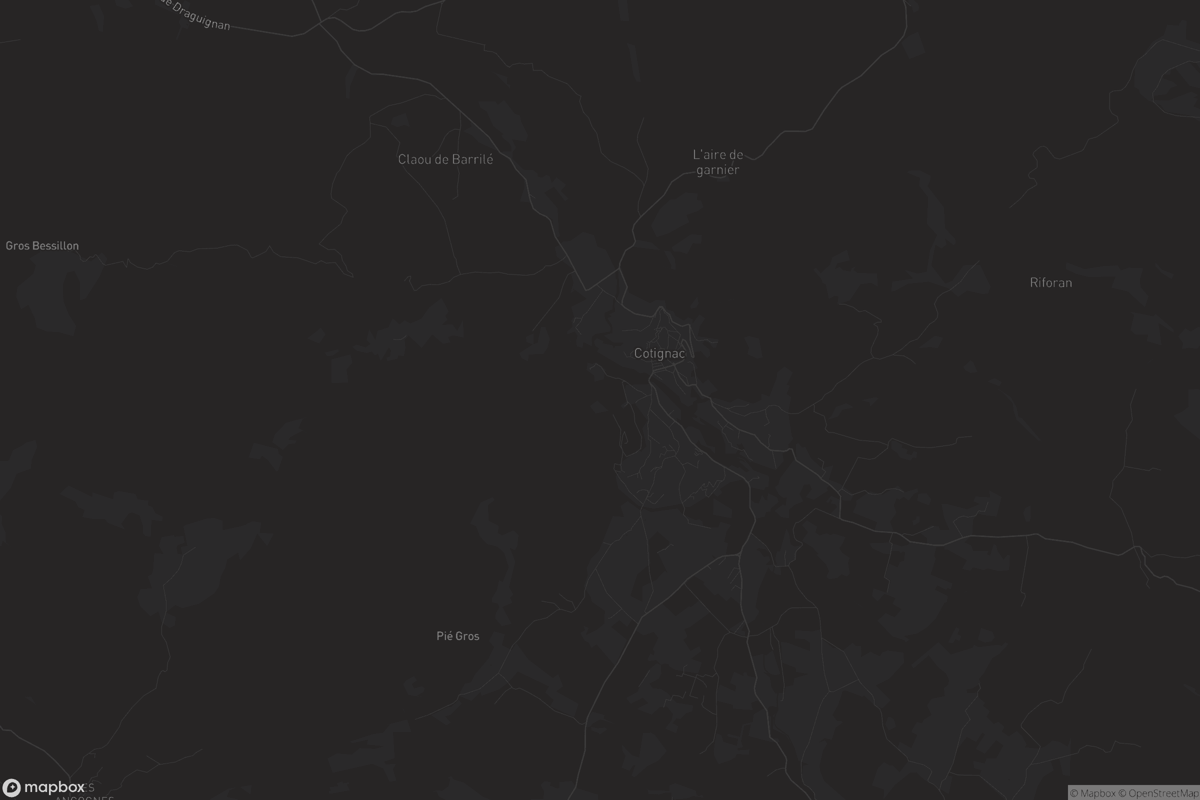 Carte de Cotignac