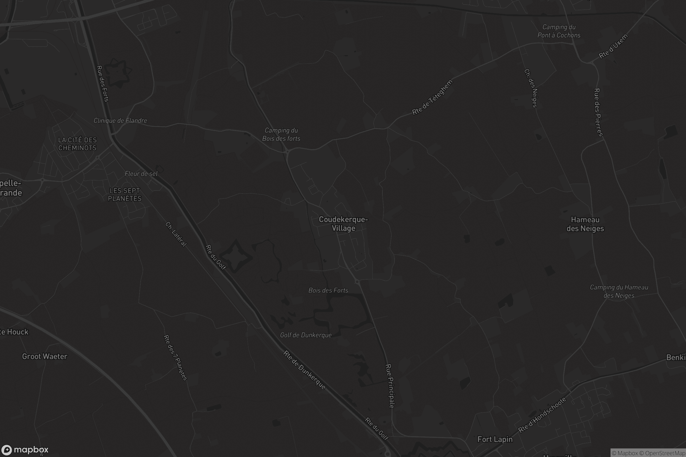 Carte de Coudekerque-Village