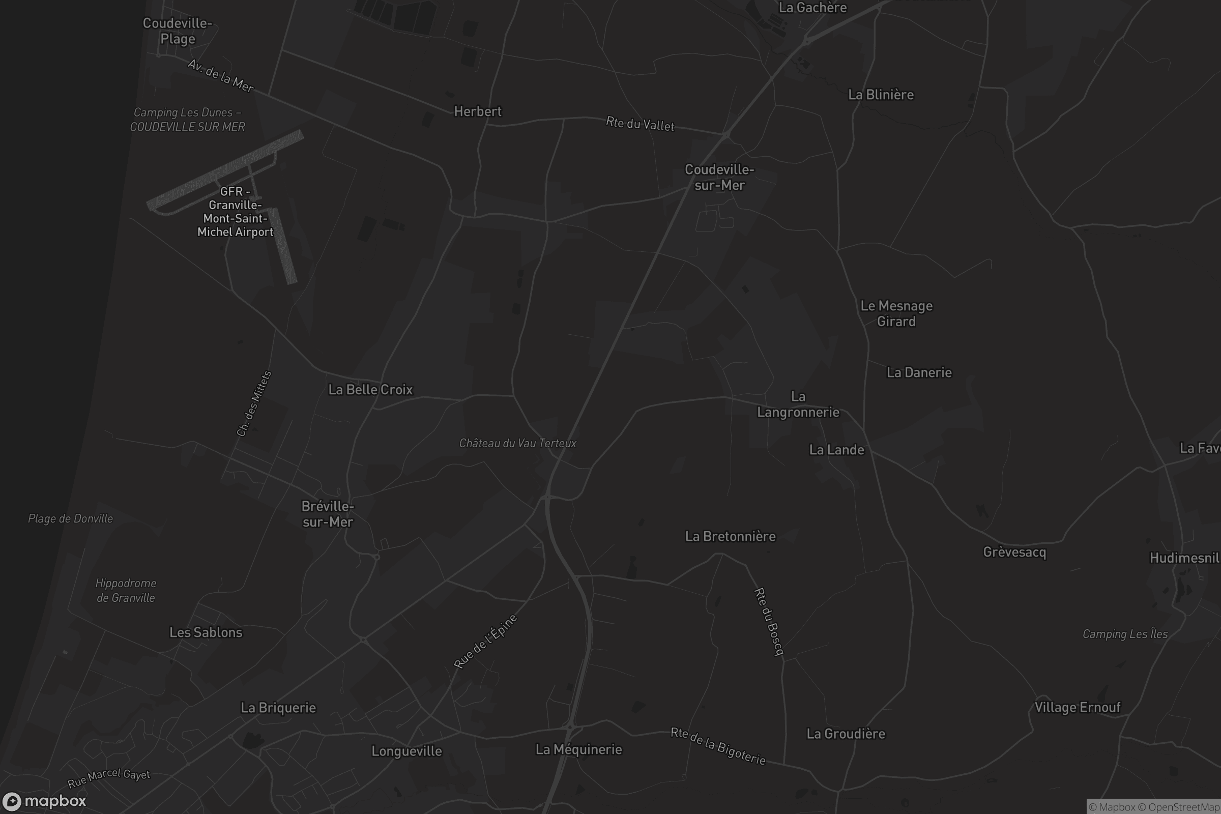 Carte de Coudeville-sur-Mer