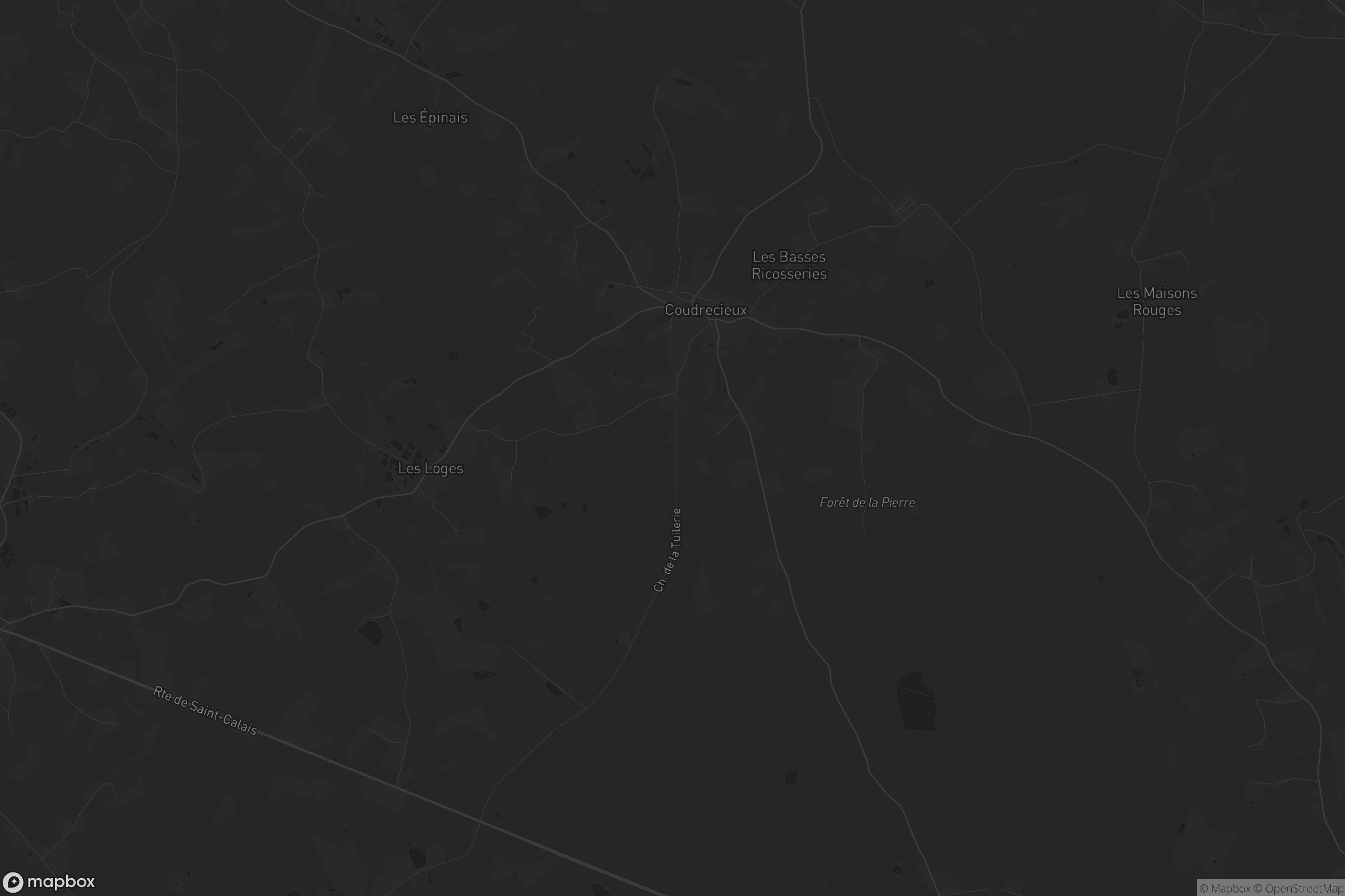 Carte de Coudrecieux