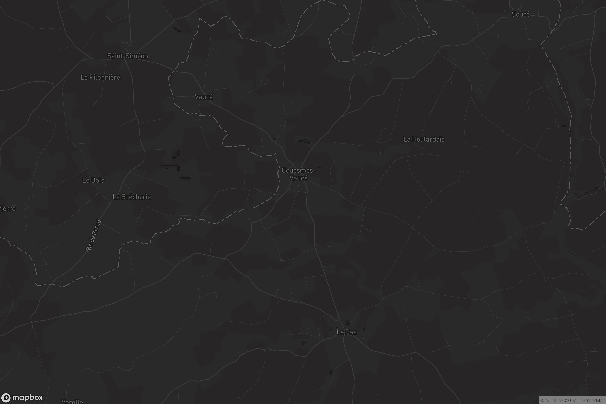 Carte de Couesmes-Vaucé