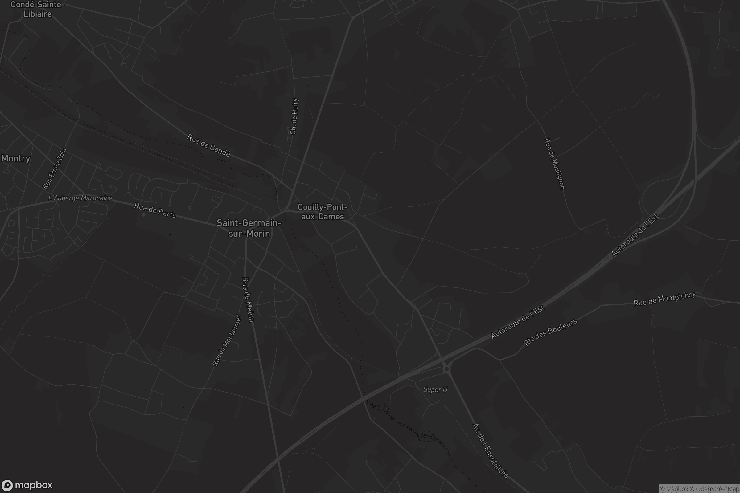 Carte de Couilly-Pont-aux-Dames