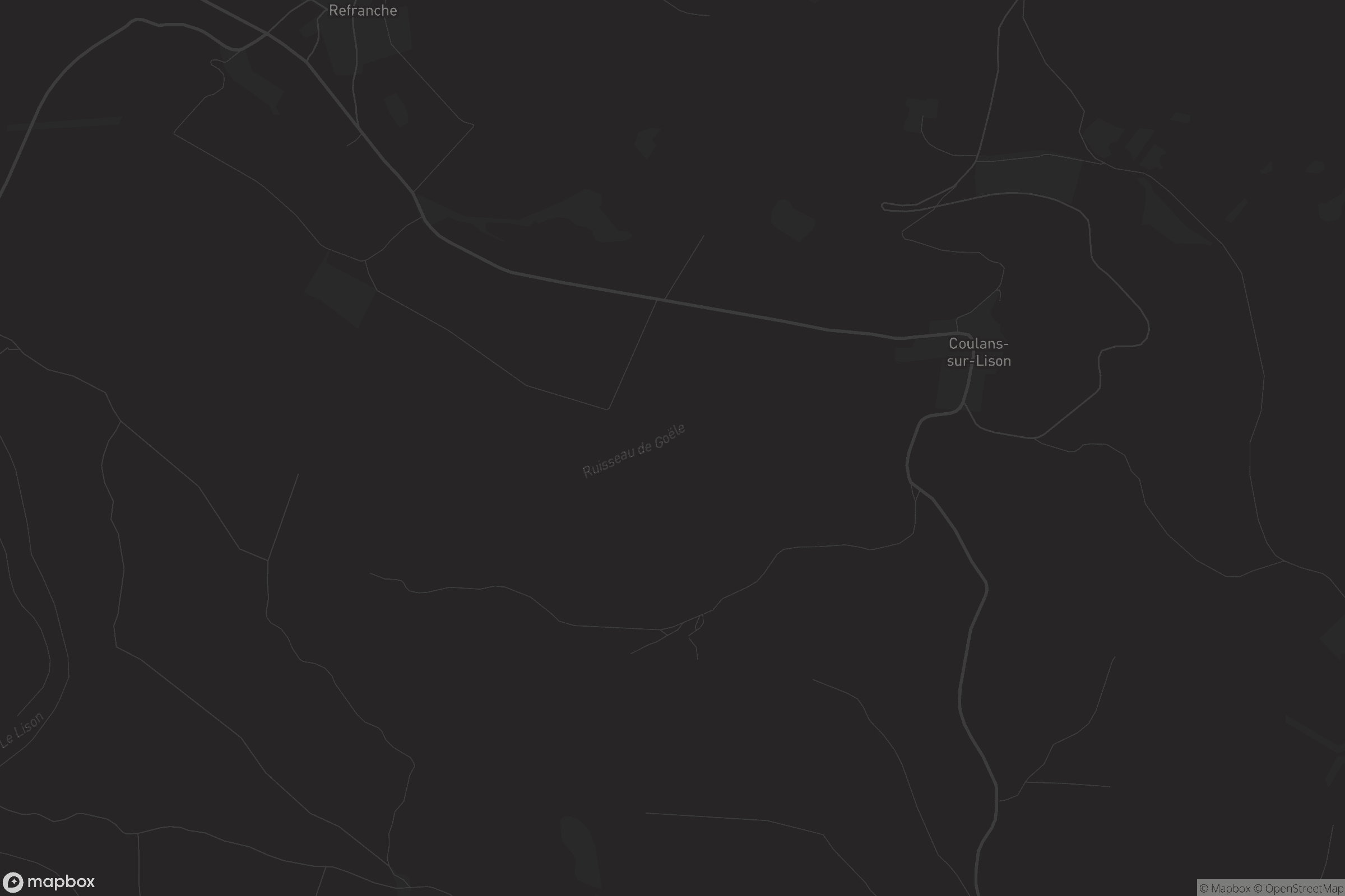 Carte de Coulans-sur-Lizon