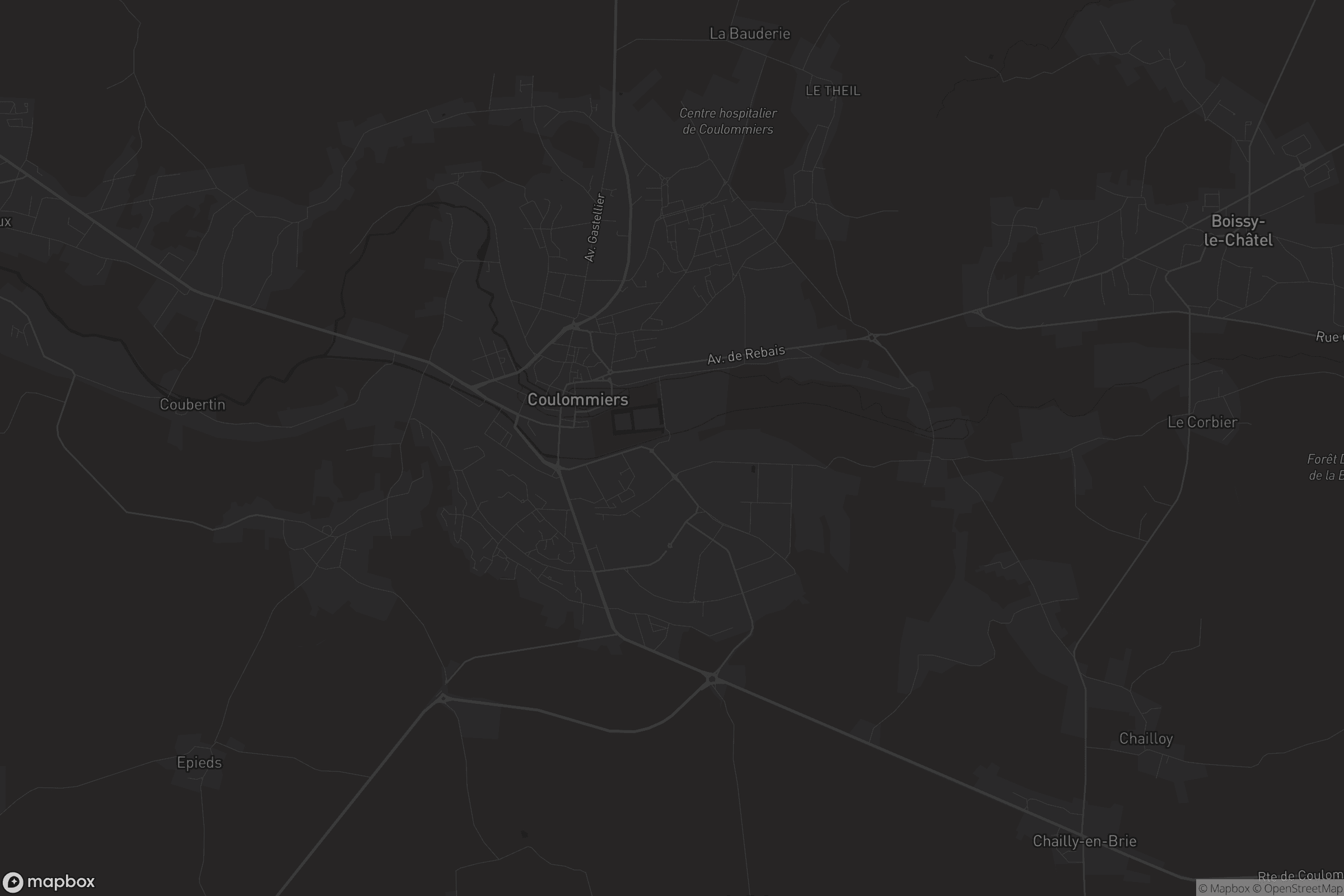 Carte de Coulommiers