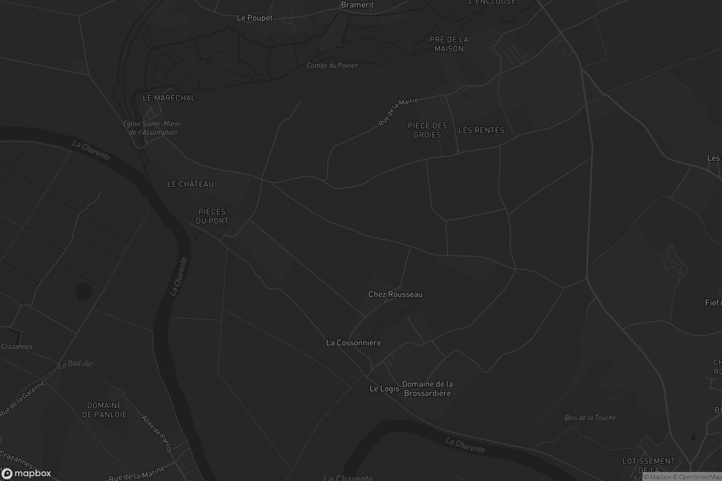 Carte de Coulonge-sur-Charente