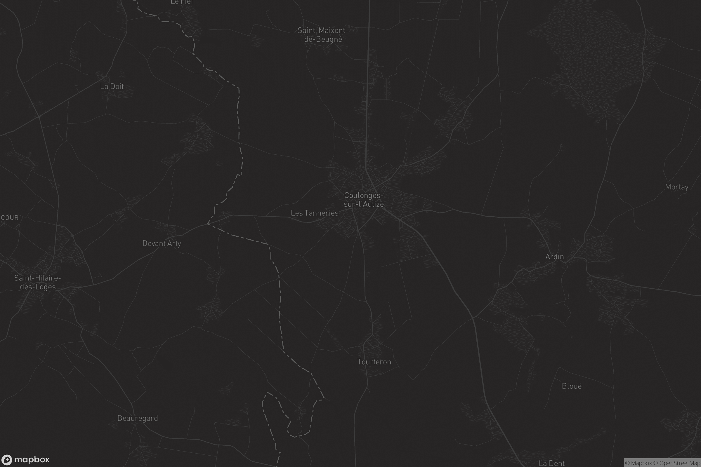 Carte de Coulonges-sur-l'Autize