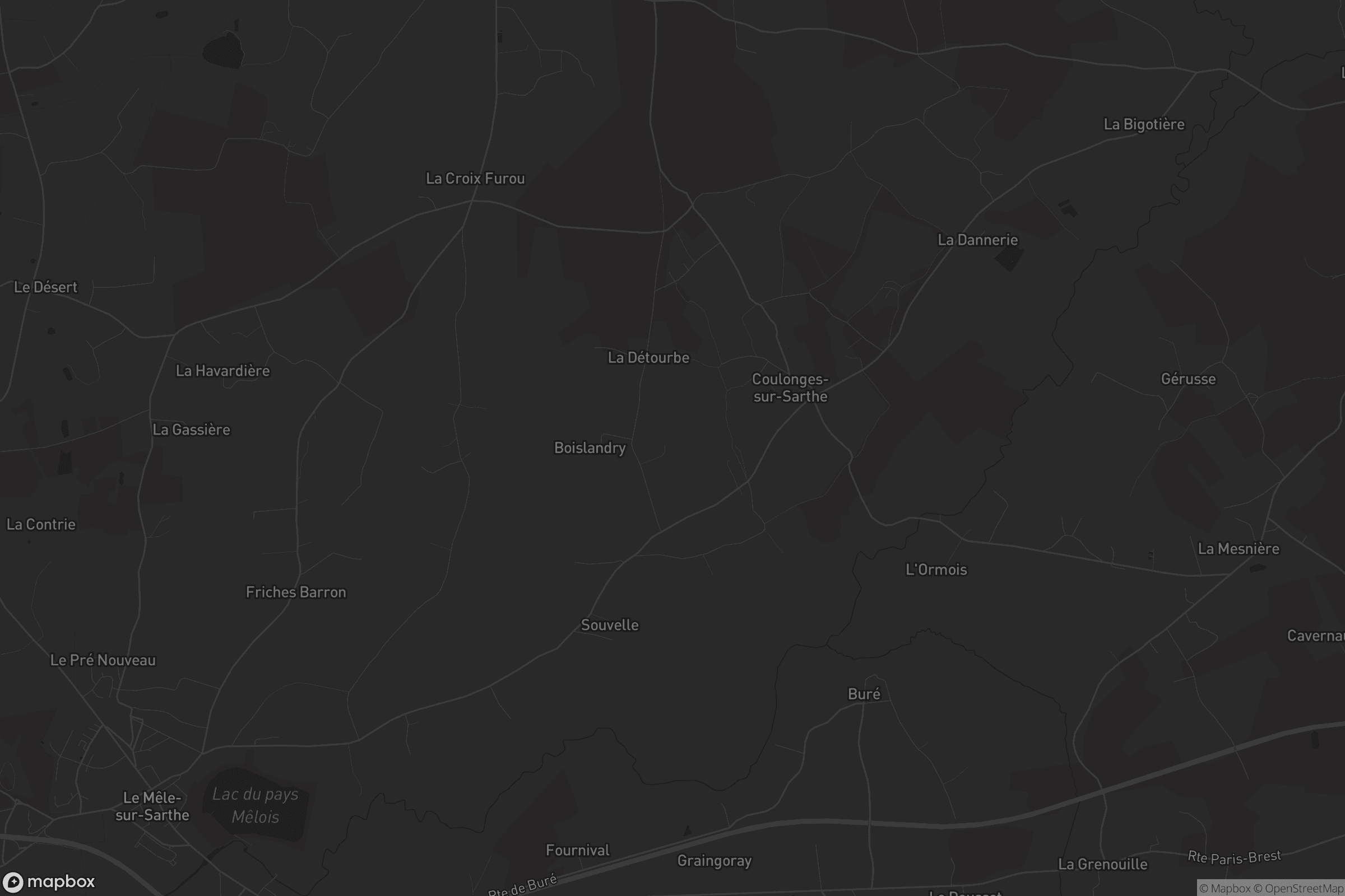 Carte de Coulonges-sur-Sarthe