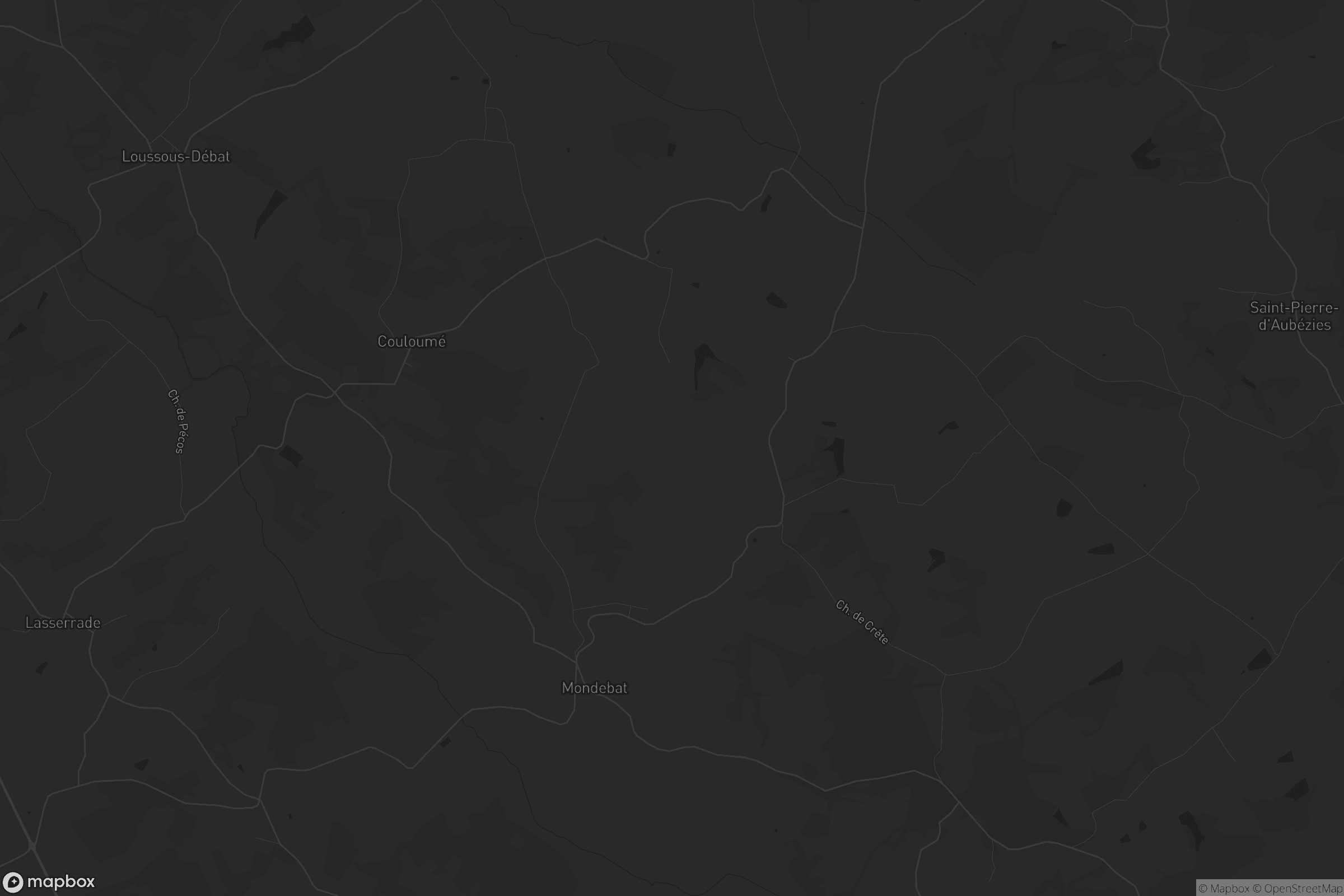 Carte de Couloumé-Mondebat