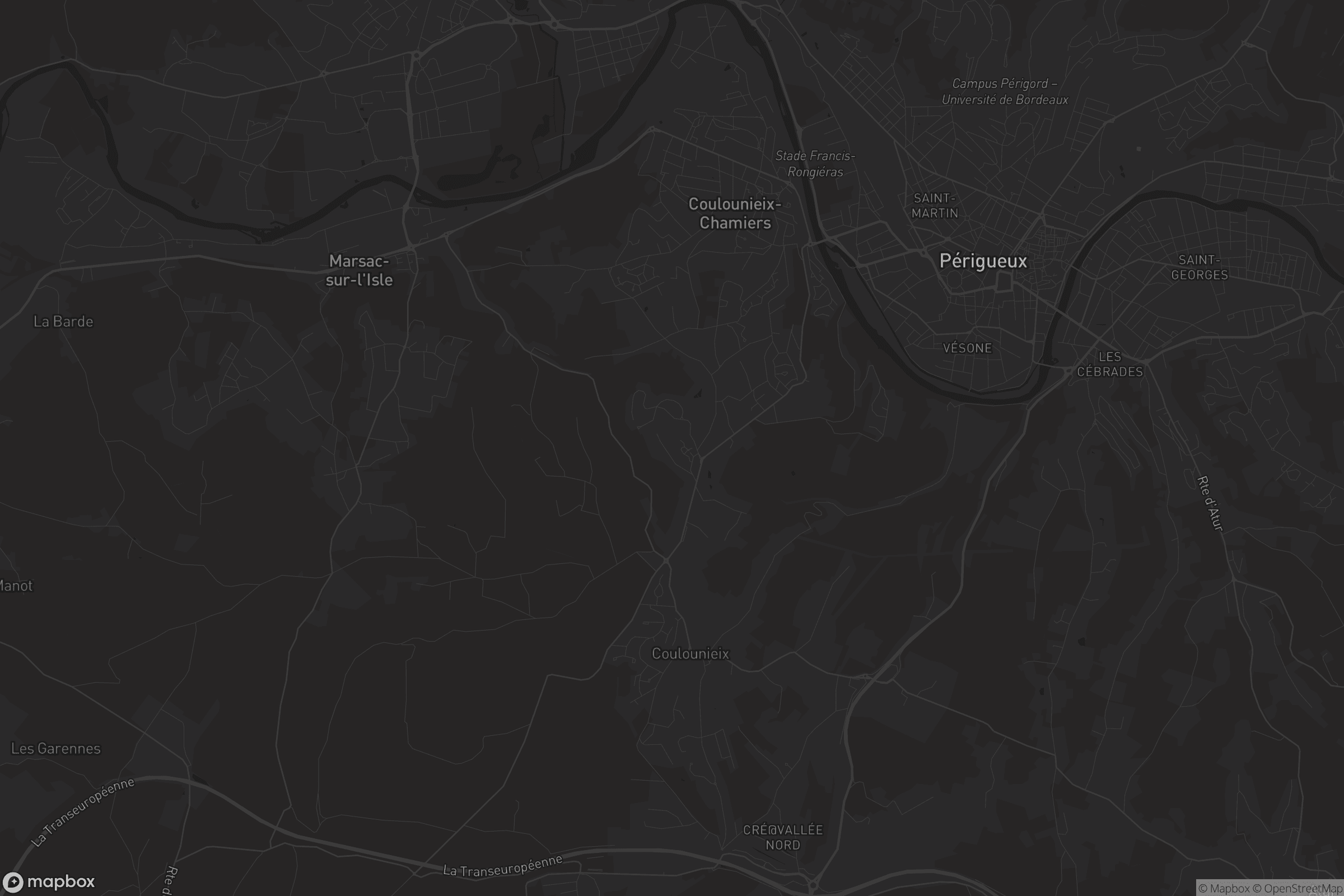 Carte de Coulounieix-Chamiers