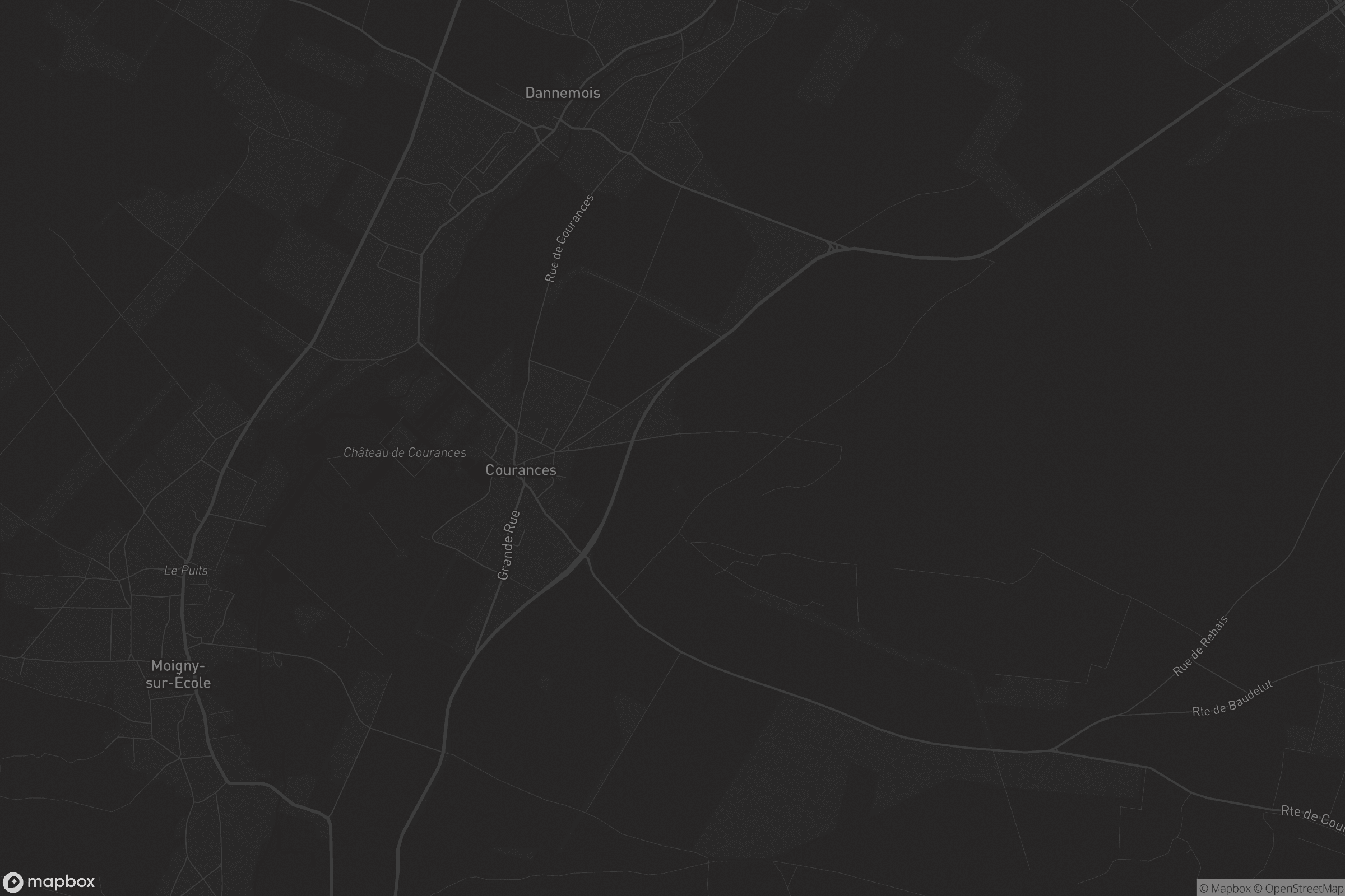 Carte de Courances
