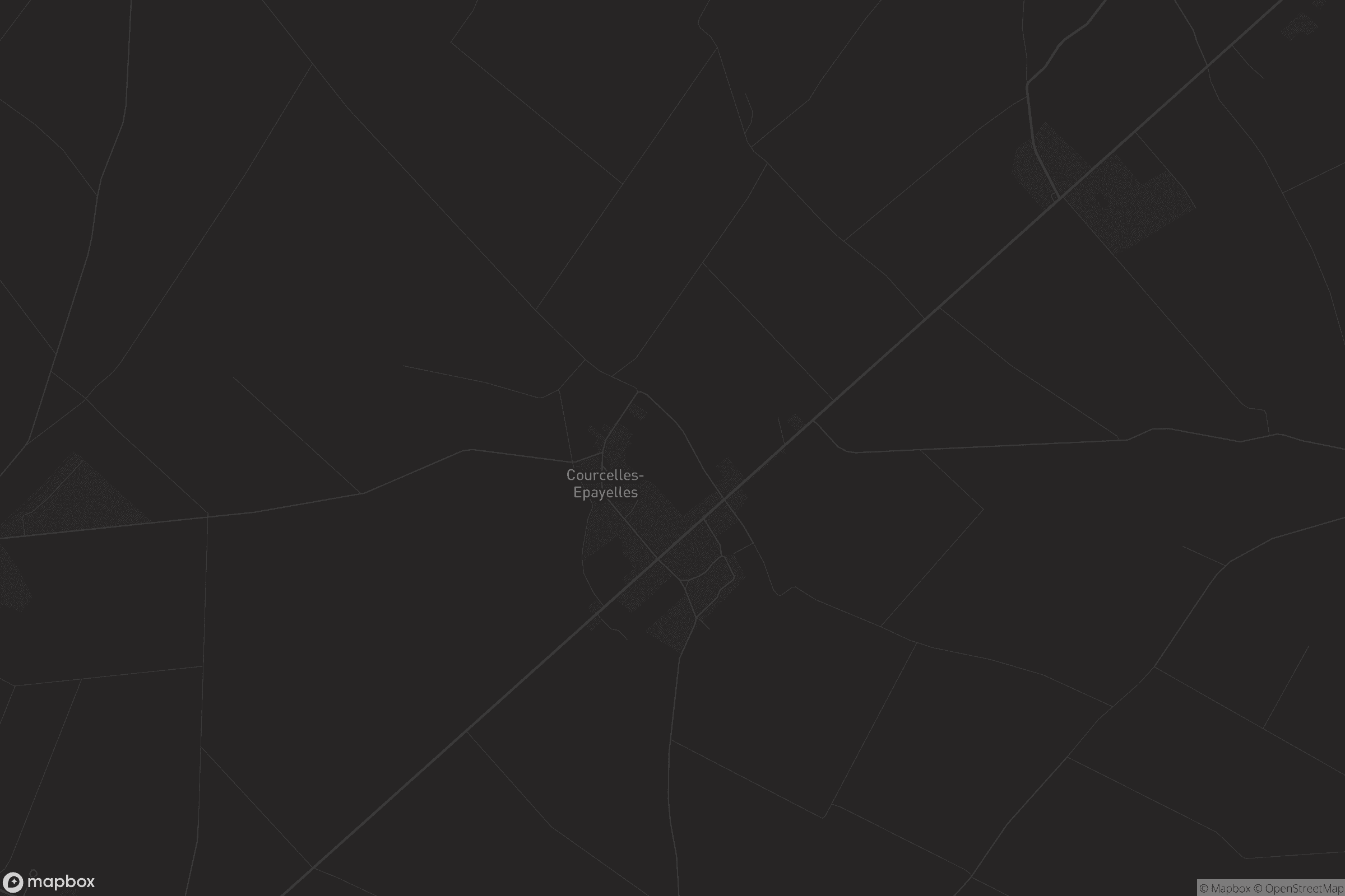 Carte de Courcelles-Epayelles