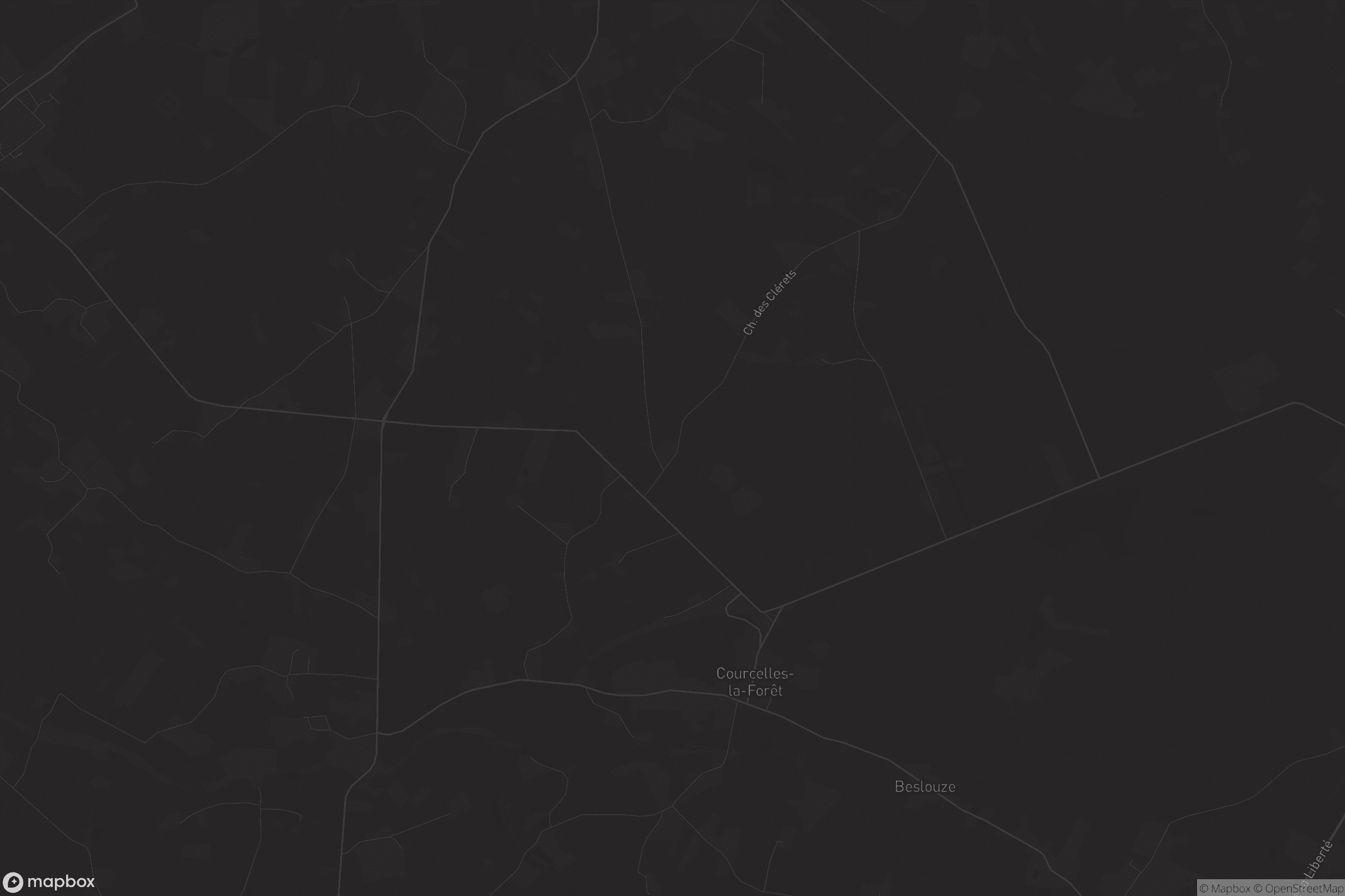 Carte de Courcelles-la-Forêt