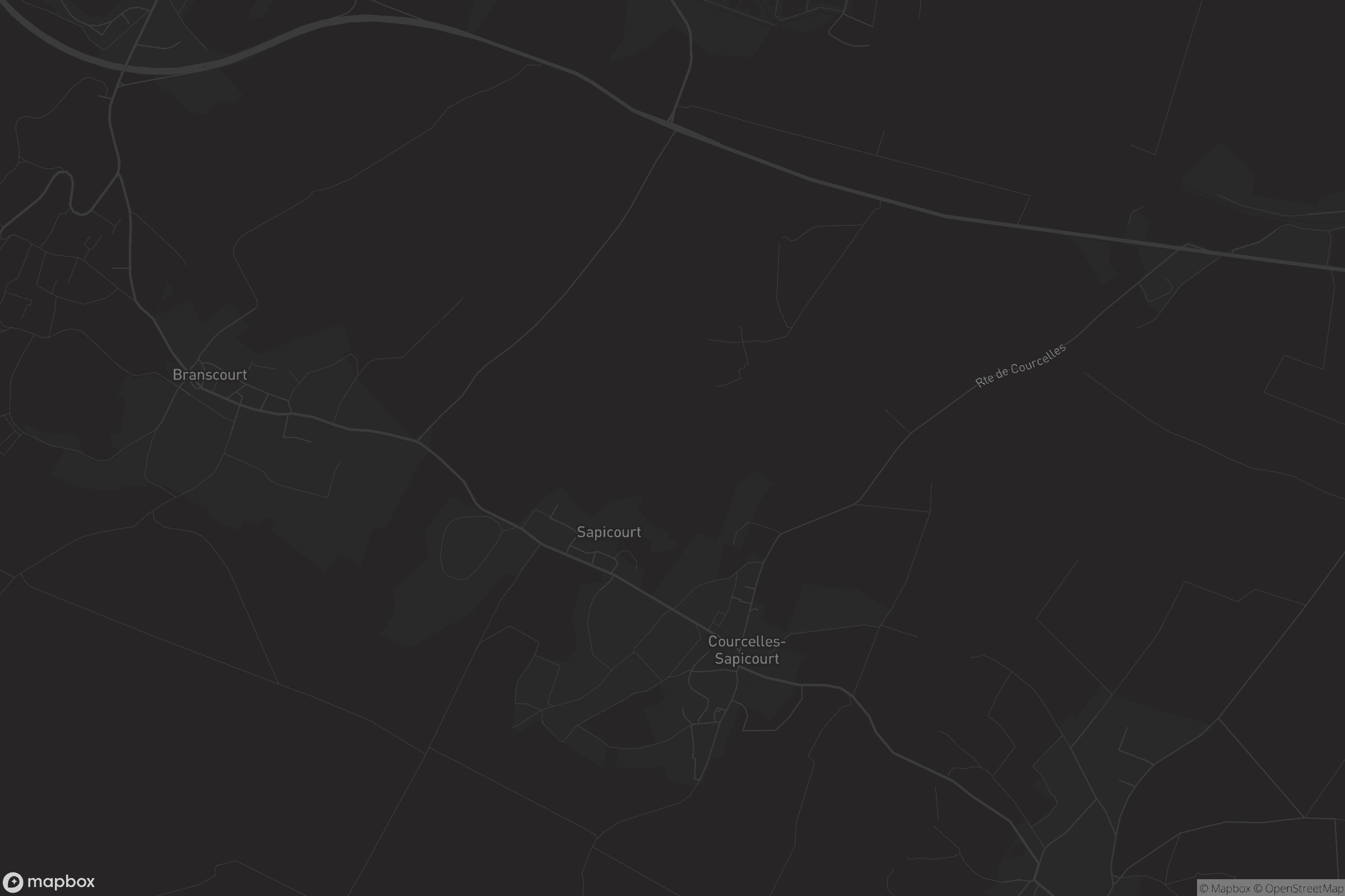 Carte de Courcelles-Sapicourt