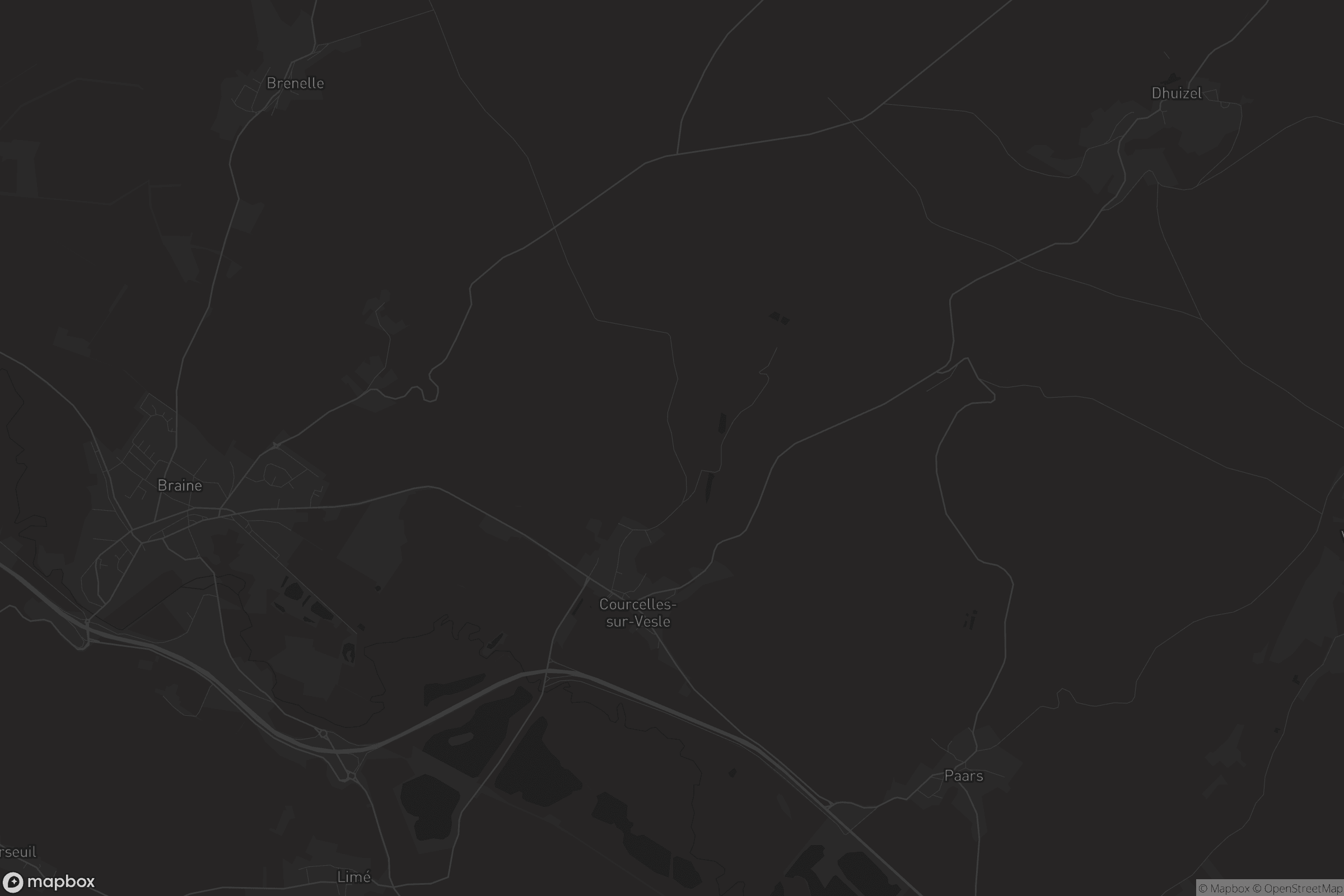 Carte de Courcelles-sur-Vesle