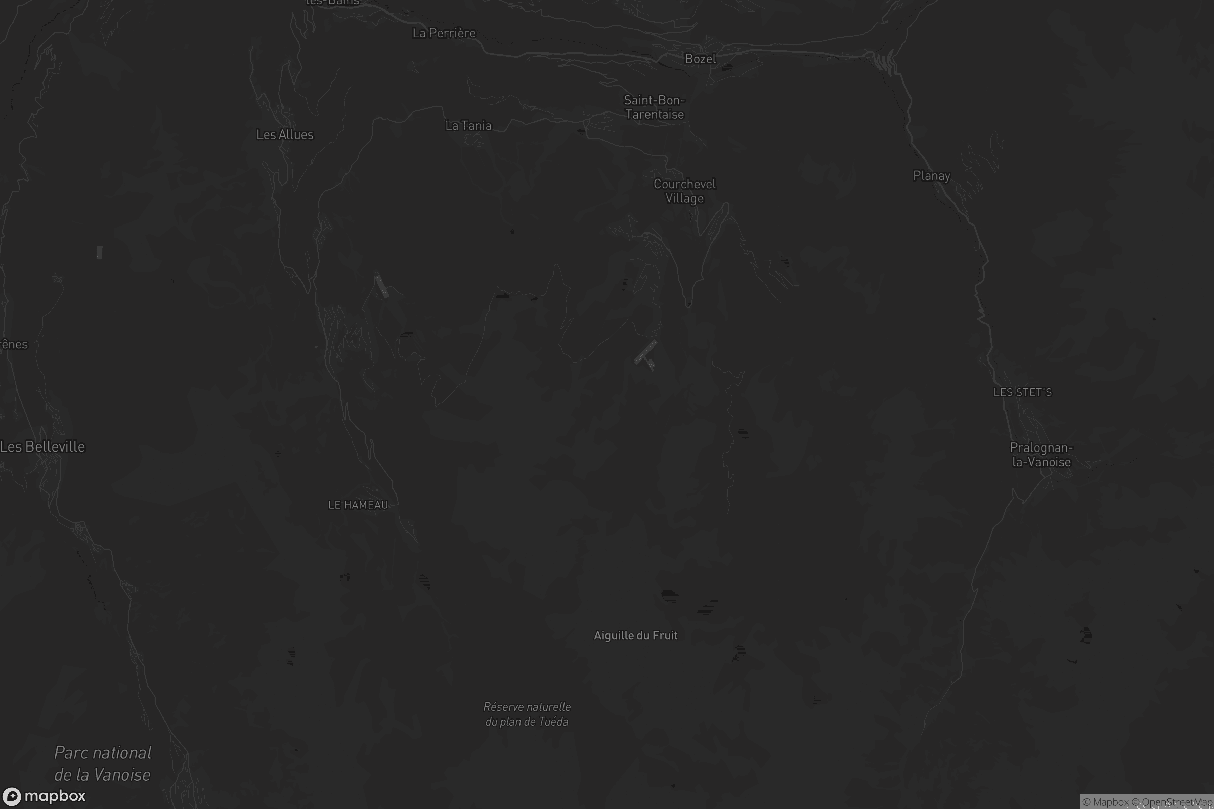 Carte de Courchevel