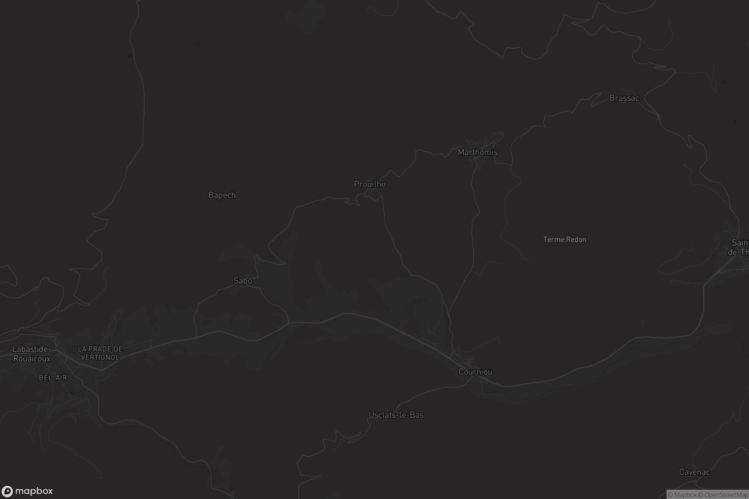 Carte de Courniou
