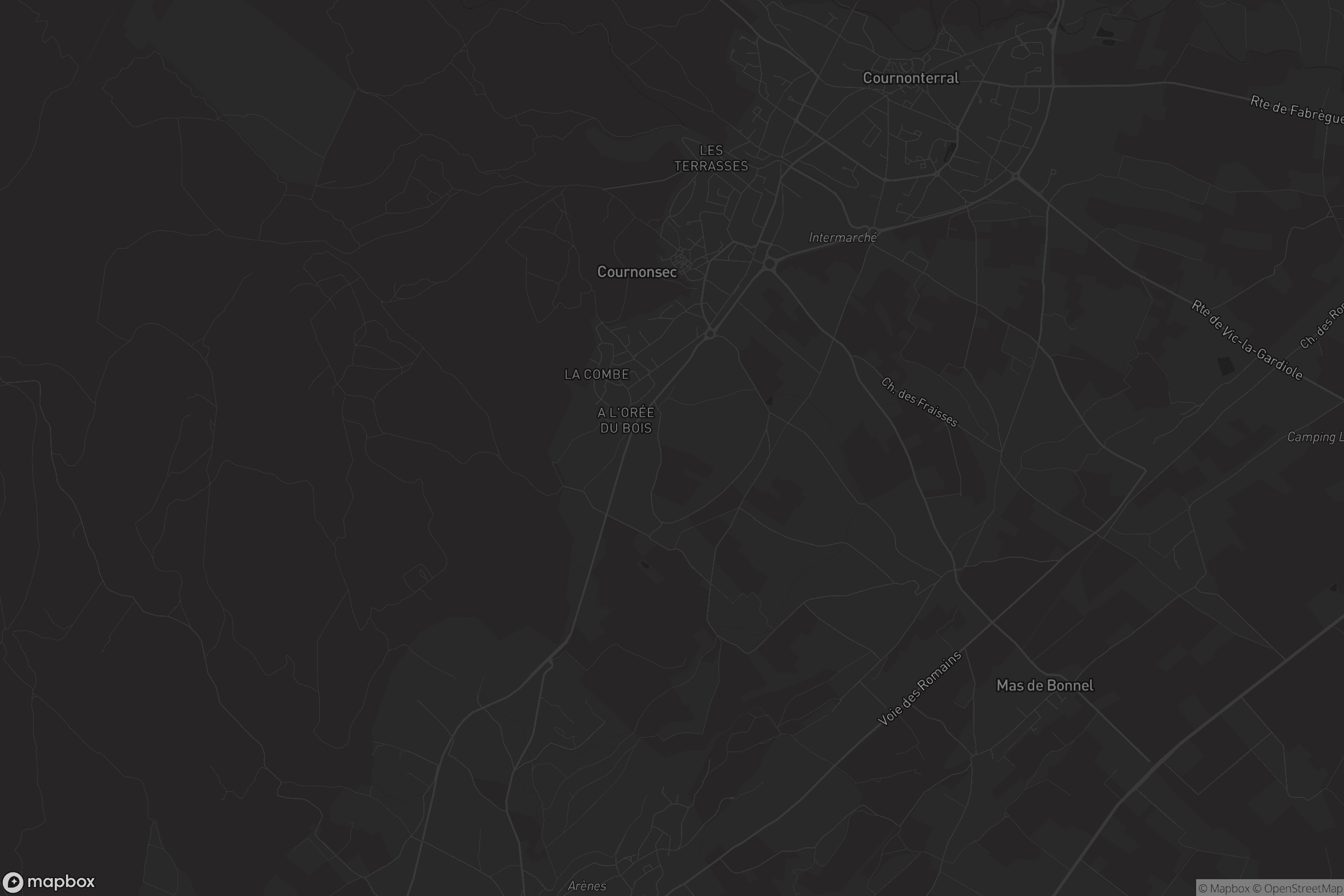 Carte de Cournonsec