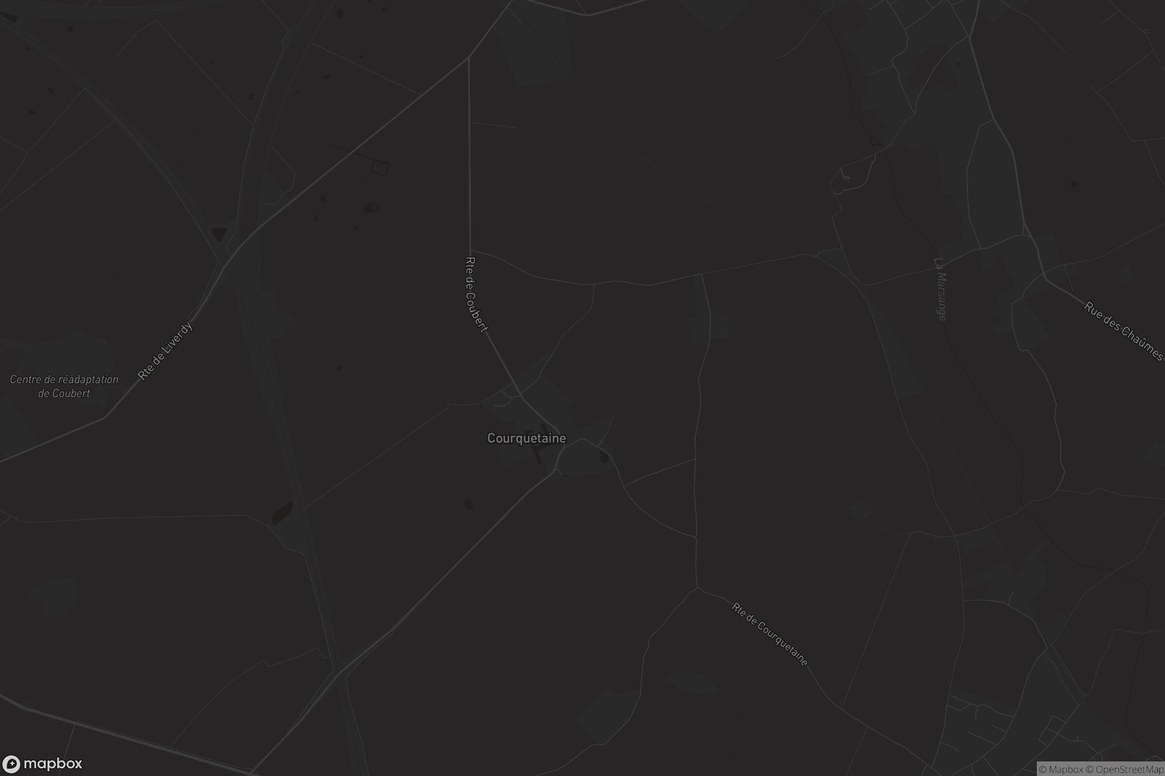 Carte de Courquetaine