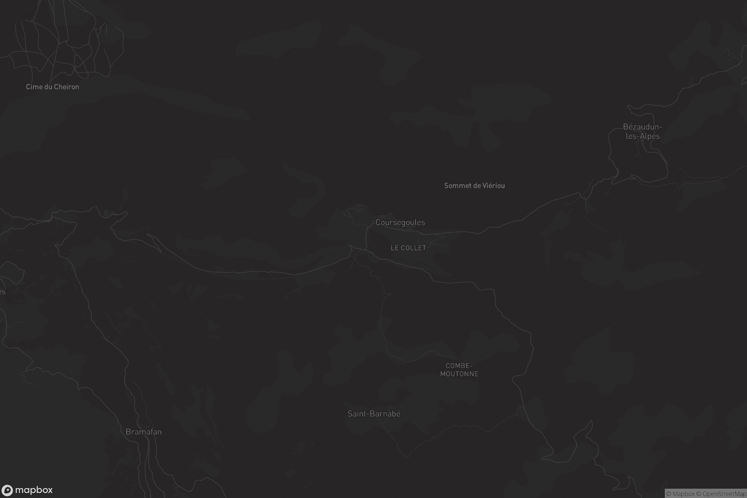 Carte de Coursegoules