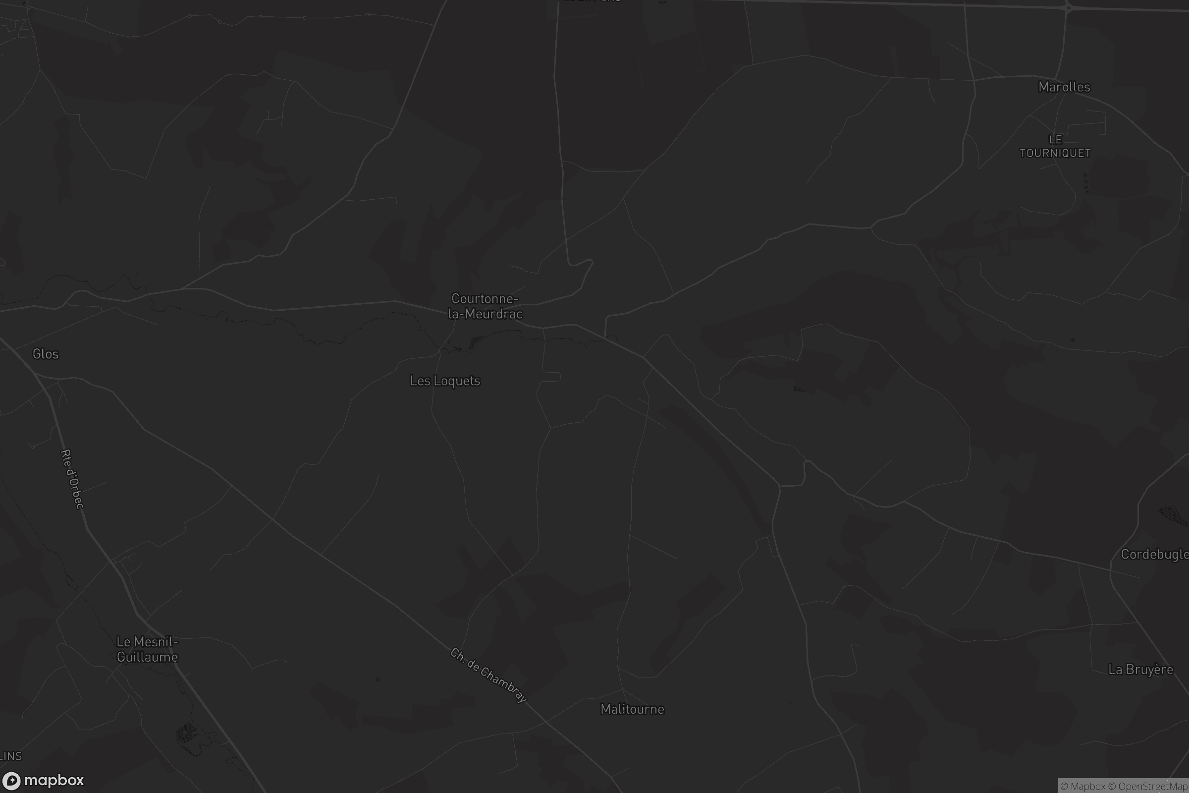 Carte de Courtonne-la-Meurdrac