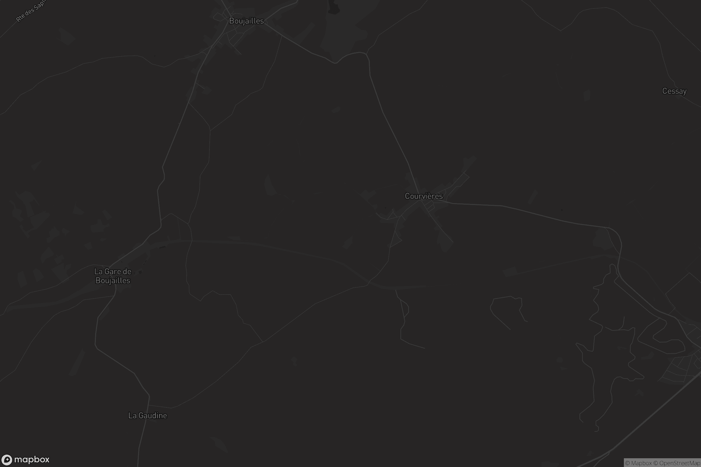 Carte de Courvières