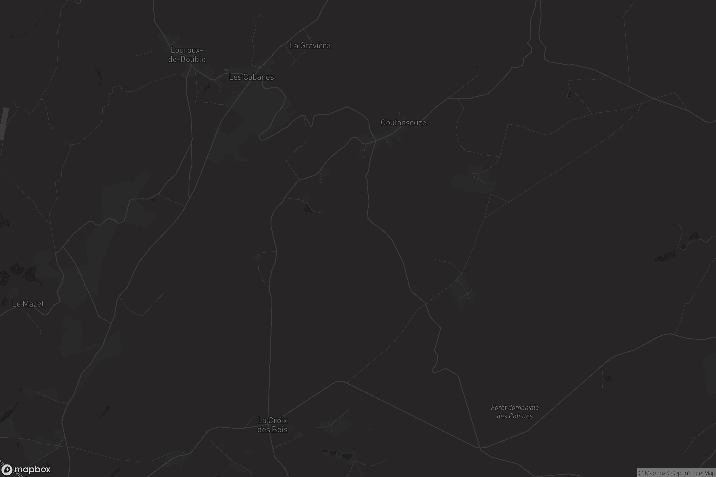 Carte de Coutansouze