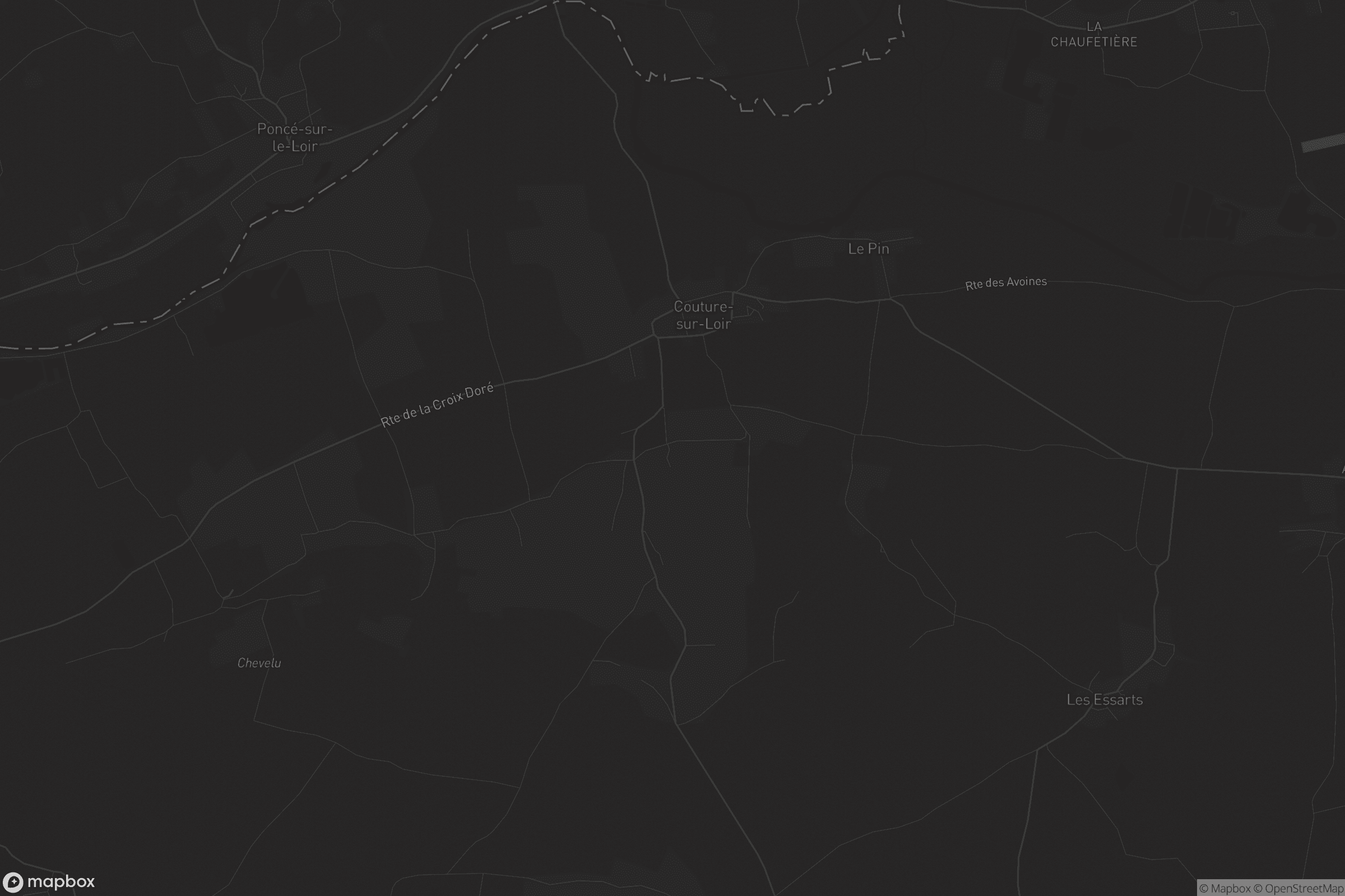 Carte de Couture-sur-Loir