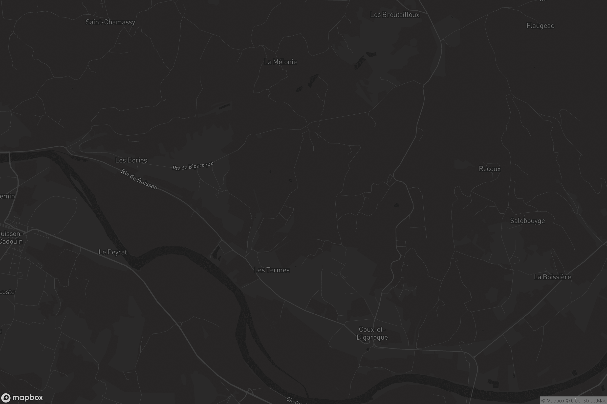 Carte de Coux-et-Bigaroque