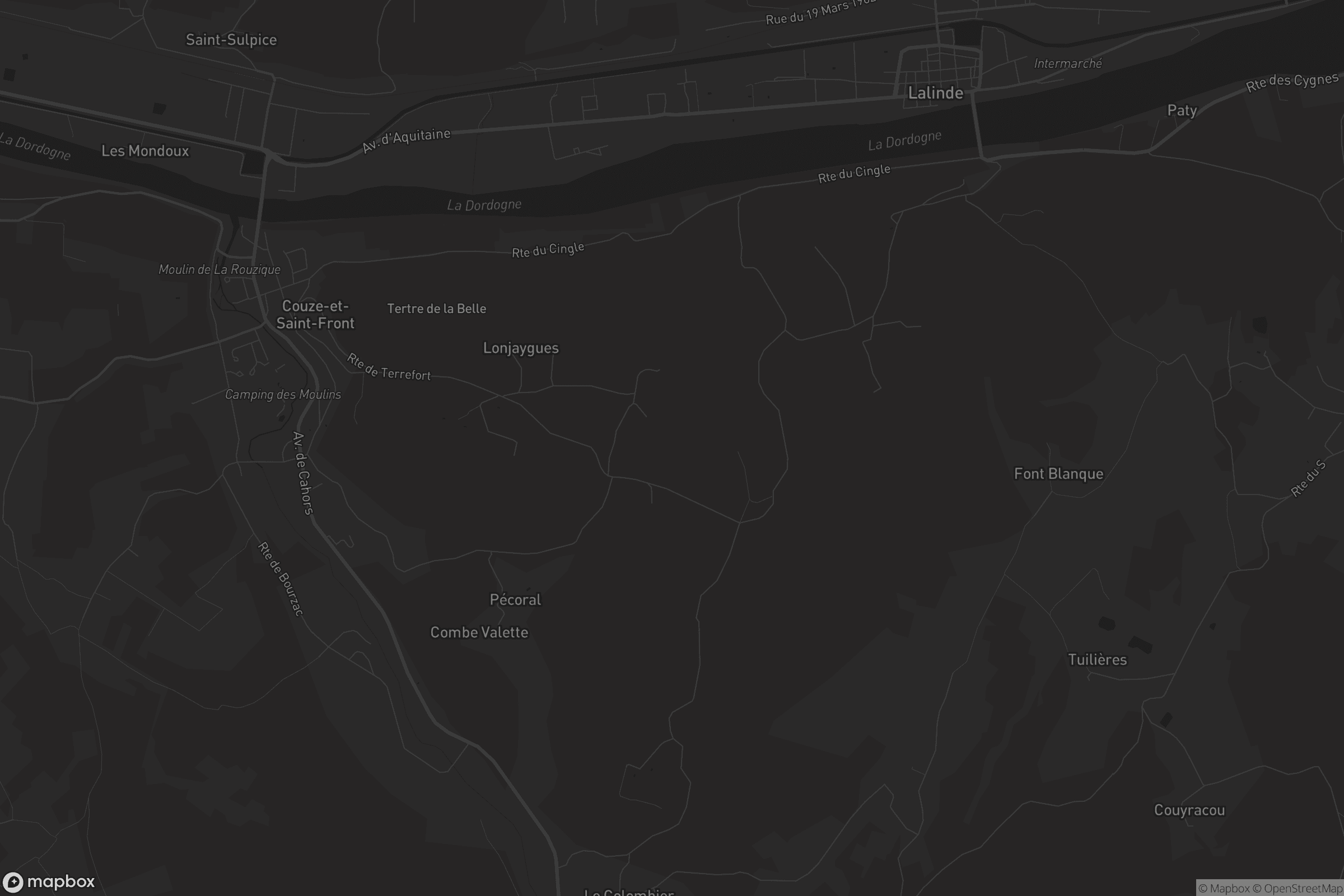 Carte de Couze-et-Saint-Front