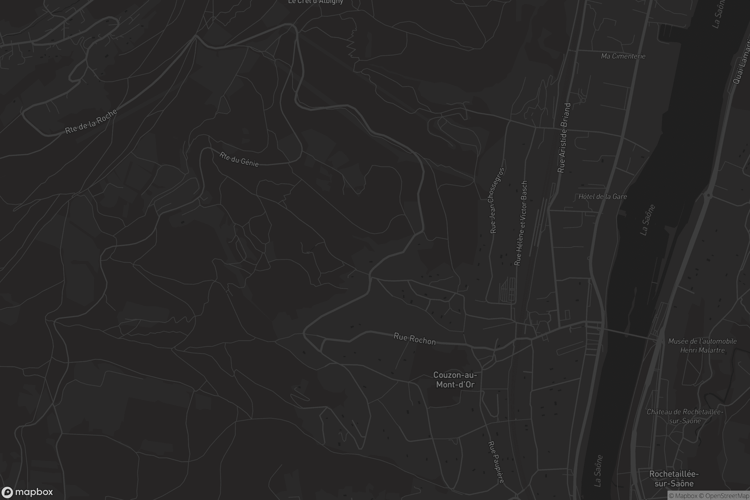 Carte de Couzon-au-Mont-d'Or