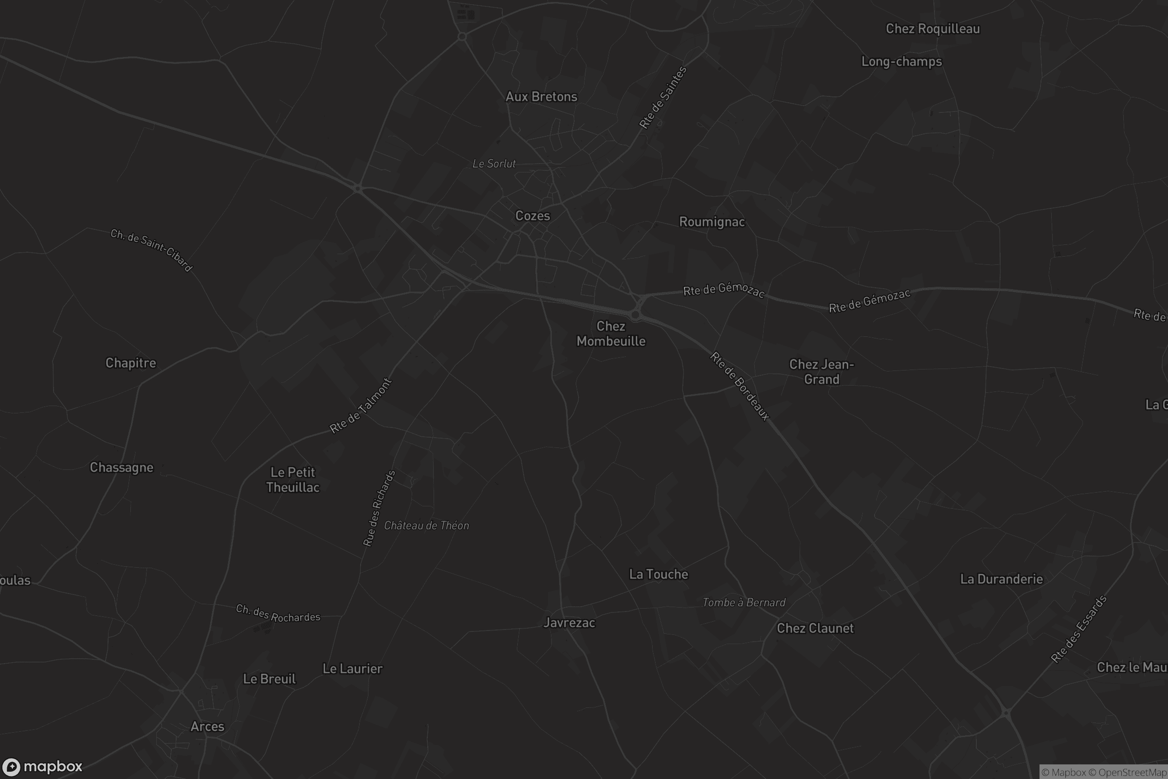 Carte de Cozes