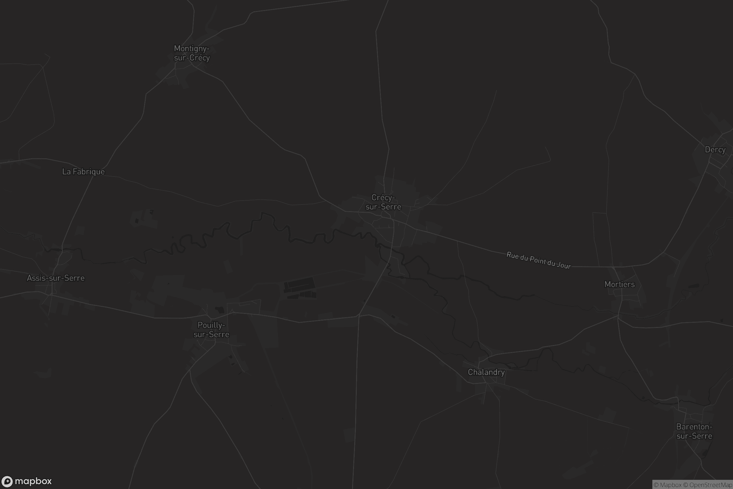 Carte de Crécy-sur-Serre