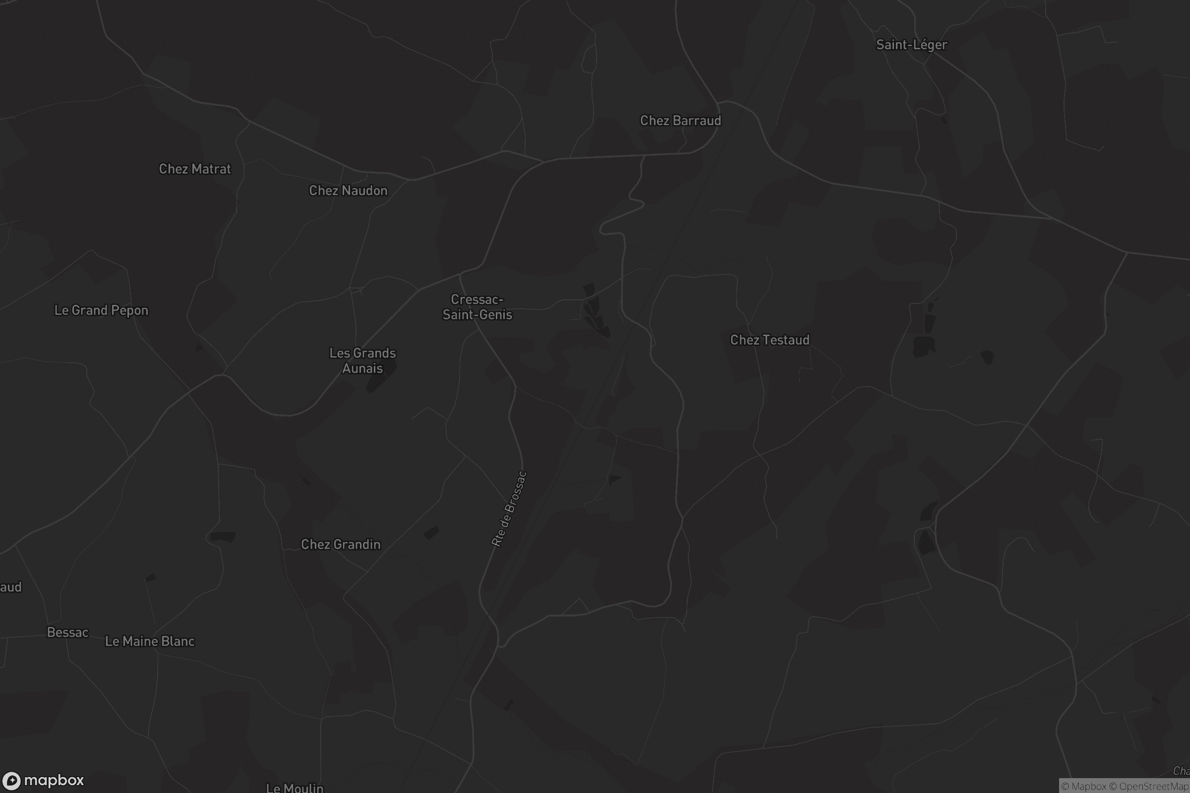 Carte de Cressac-Saint-Genis