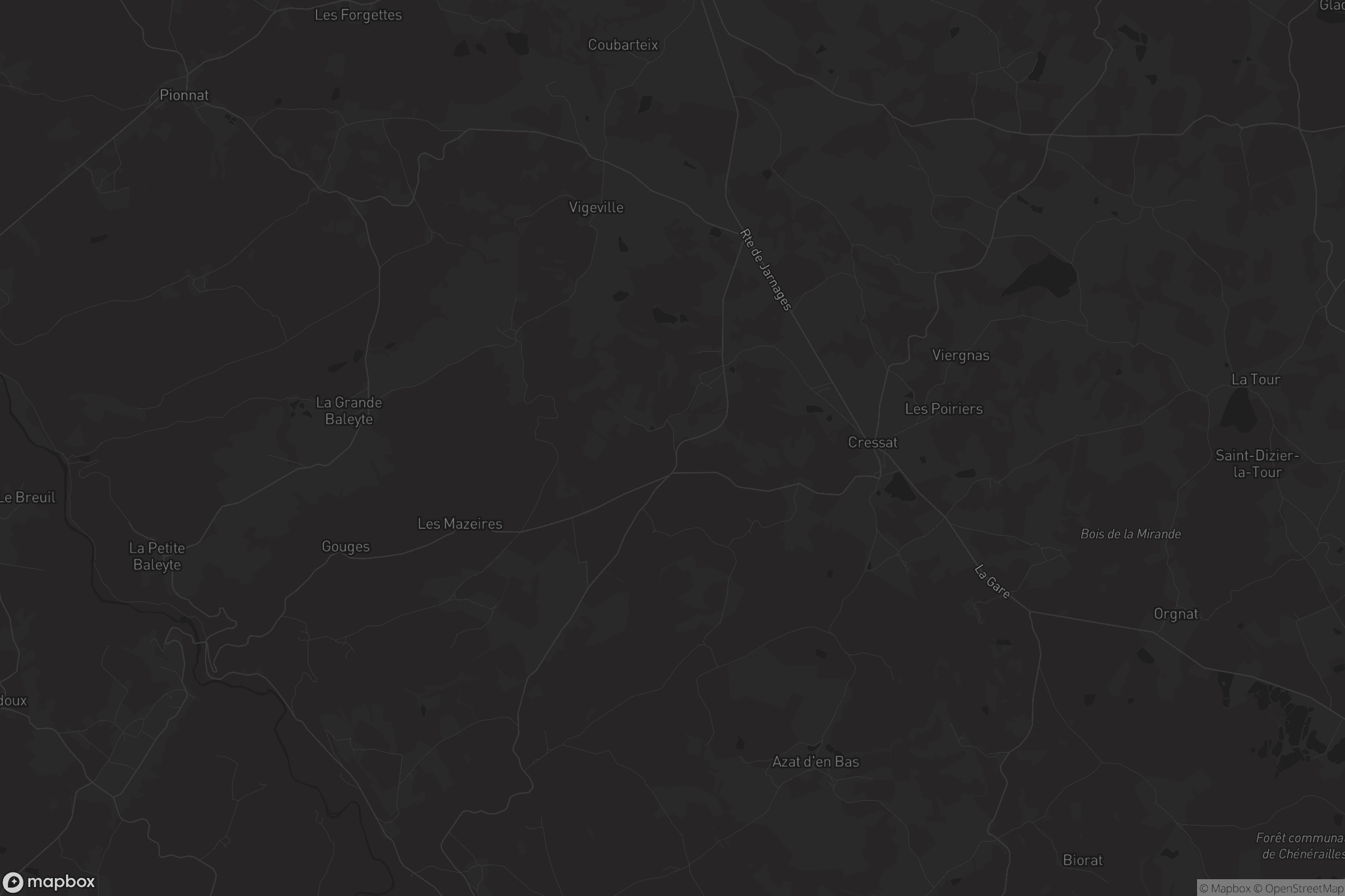 Carte de Cressat